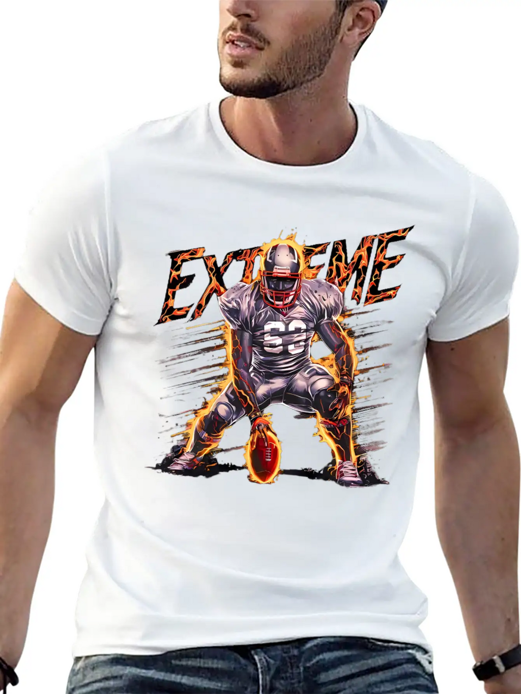 EXTREME 4 Basic Graphic T-Shirt – Daily Comfort In Soft Cotton