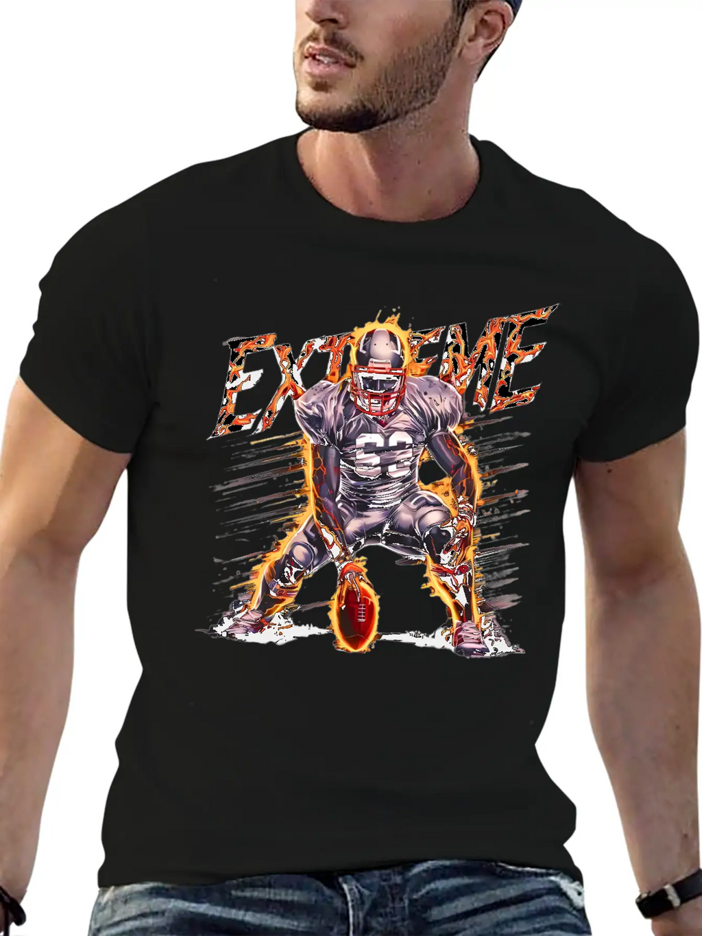 EXTREME 4 Basic Graphic T-Shirt – Daily Comfort In Soft Cotton