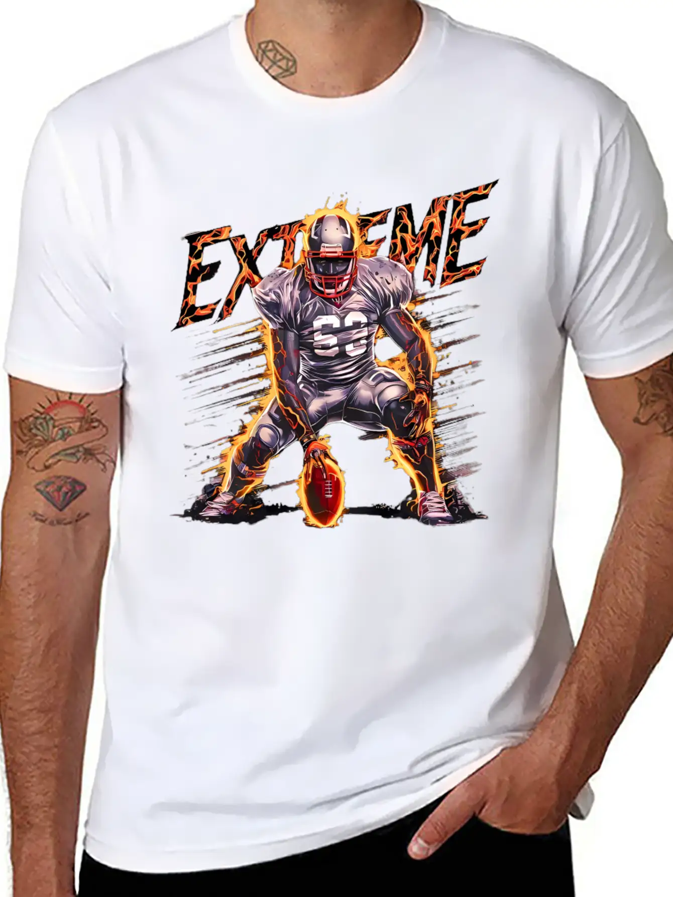 EXTREME 4 Basic Graphic T-Shirt – Daily Comfort In Soft Cotton