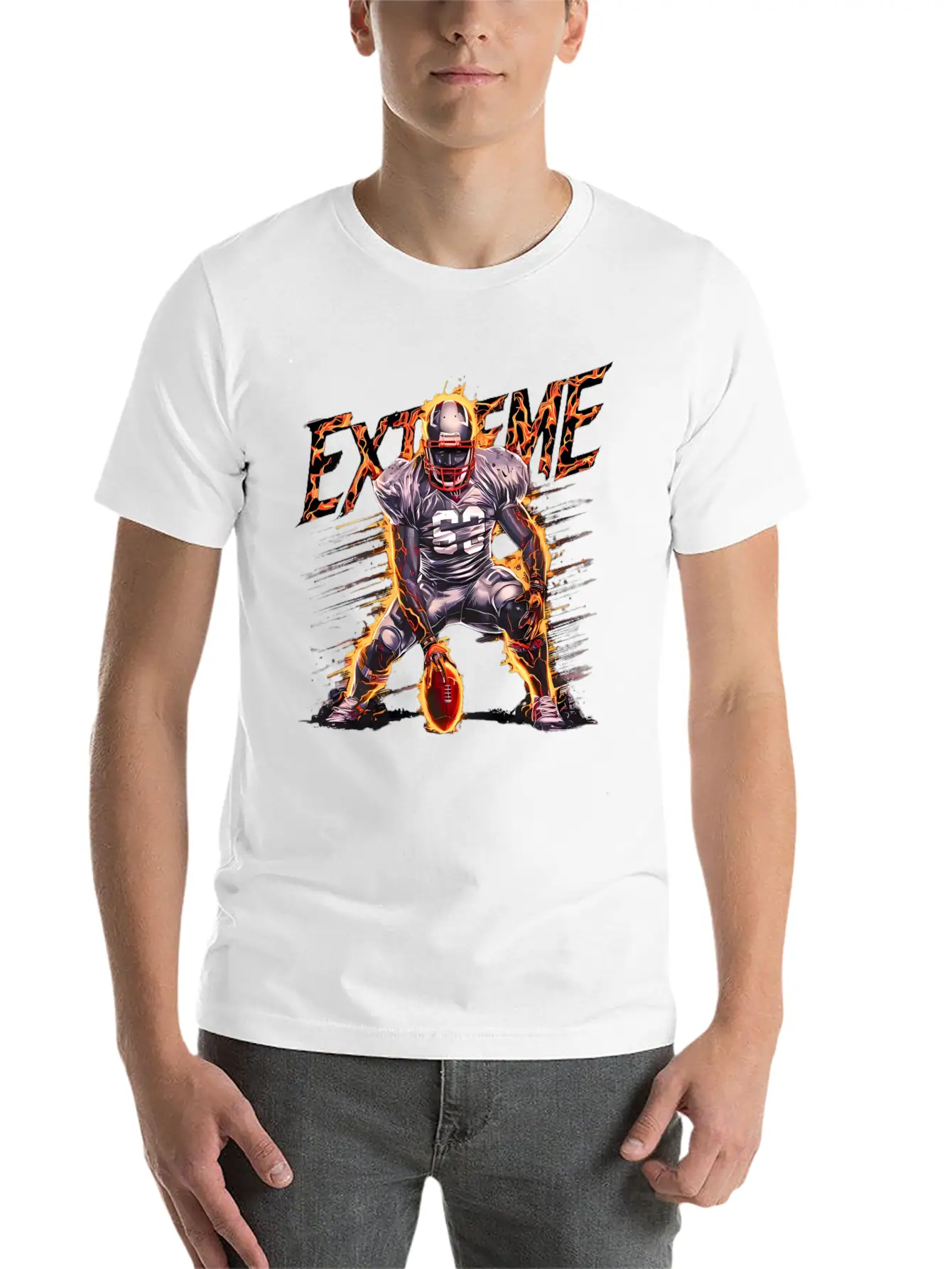 EXTREME 4 Basic Graphic T-Shirt – Daily Comfort In Soft Cotton