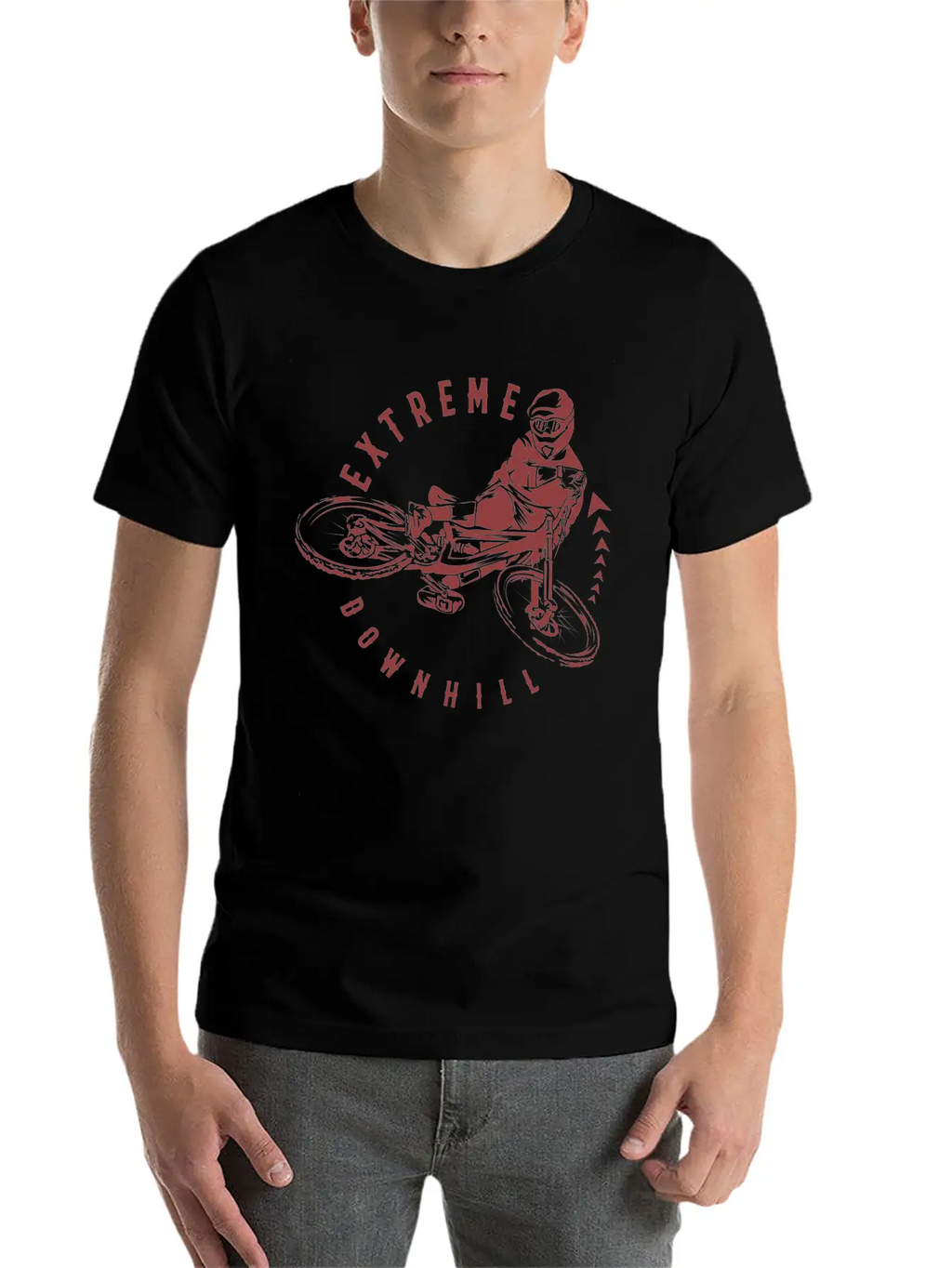 Extreme Downhill Classic Cotton Tee – Unisex Comfort For Any Season