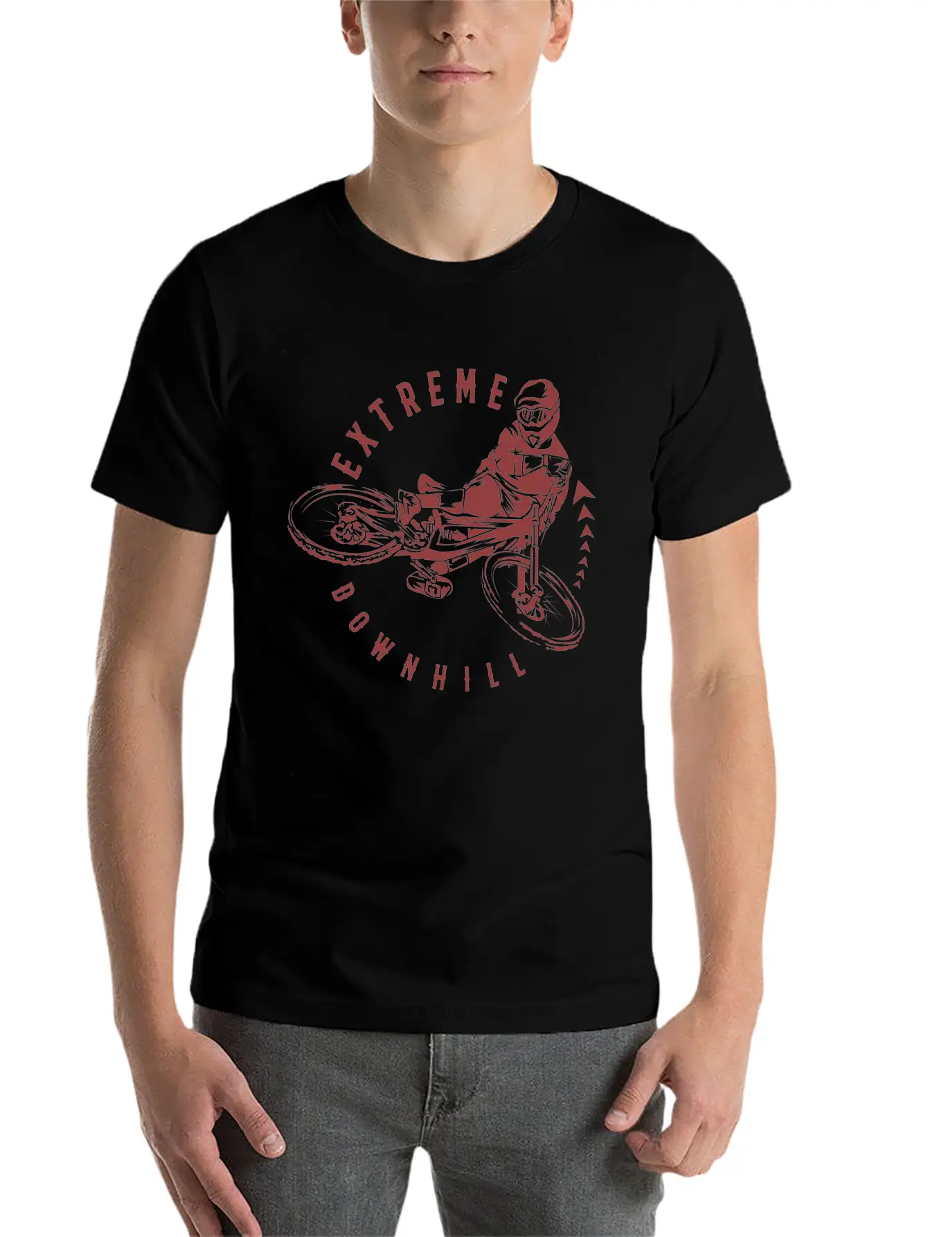 Extreme Downhill Classic Cotton Tee – Unisex Comfort For Any Season