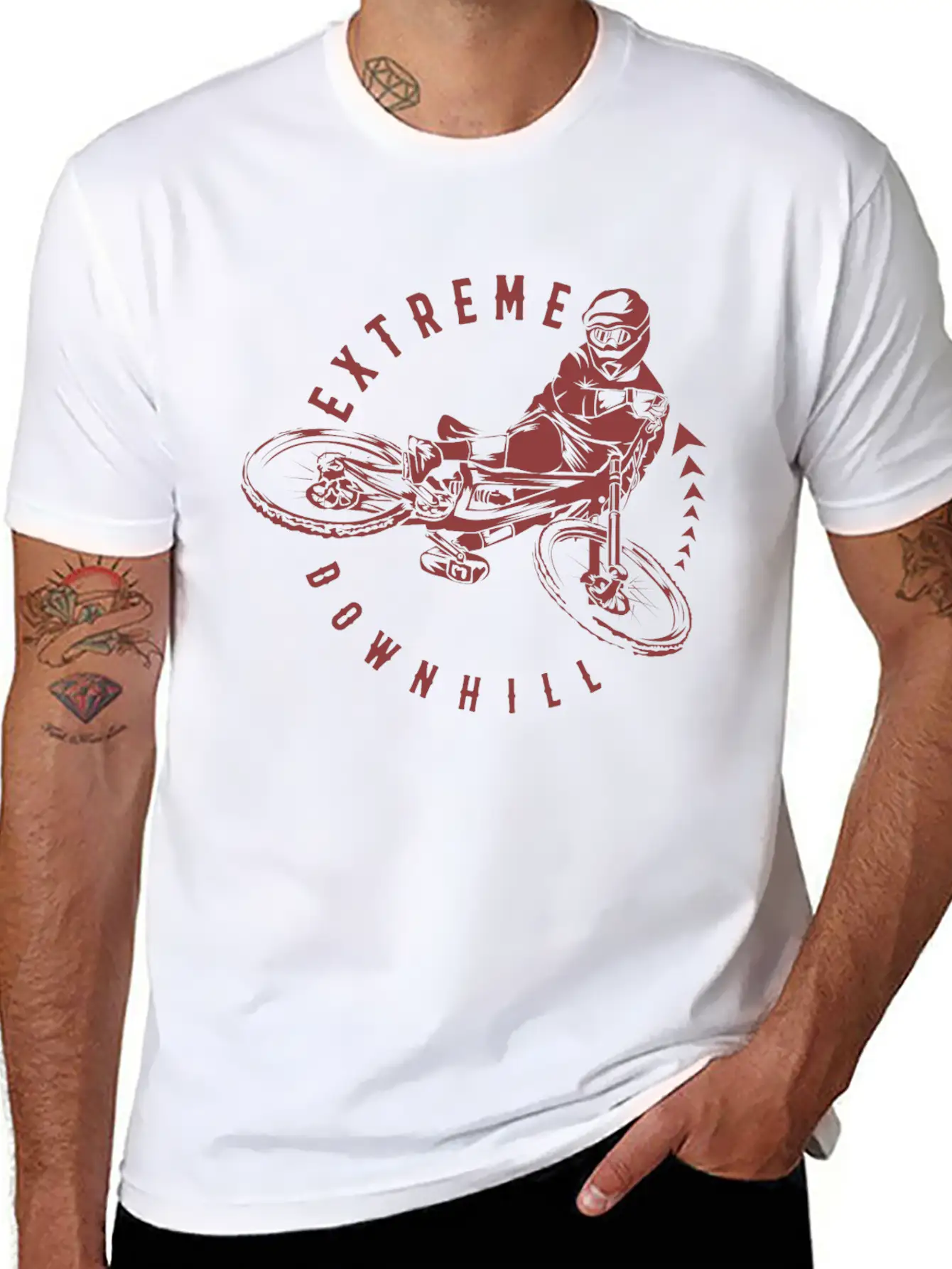 Extreme Downhill Classic Cotton Tee – Unisex Comfort For Any Season