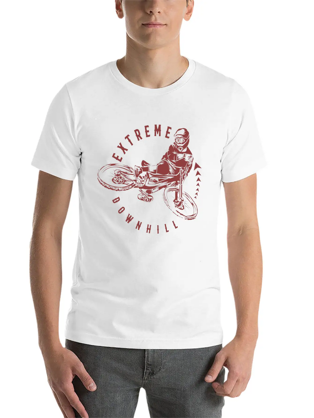 Extreme Downhill Classic Cotton Tee – Unisex Comfort For Any Season