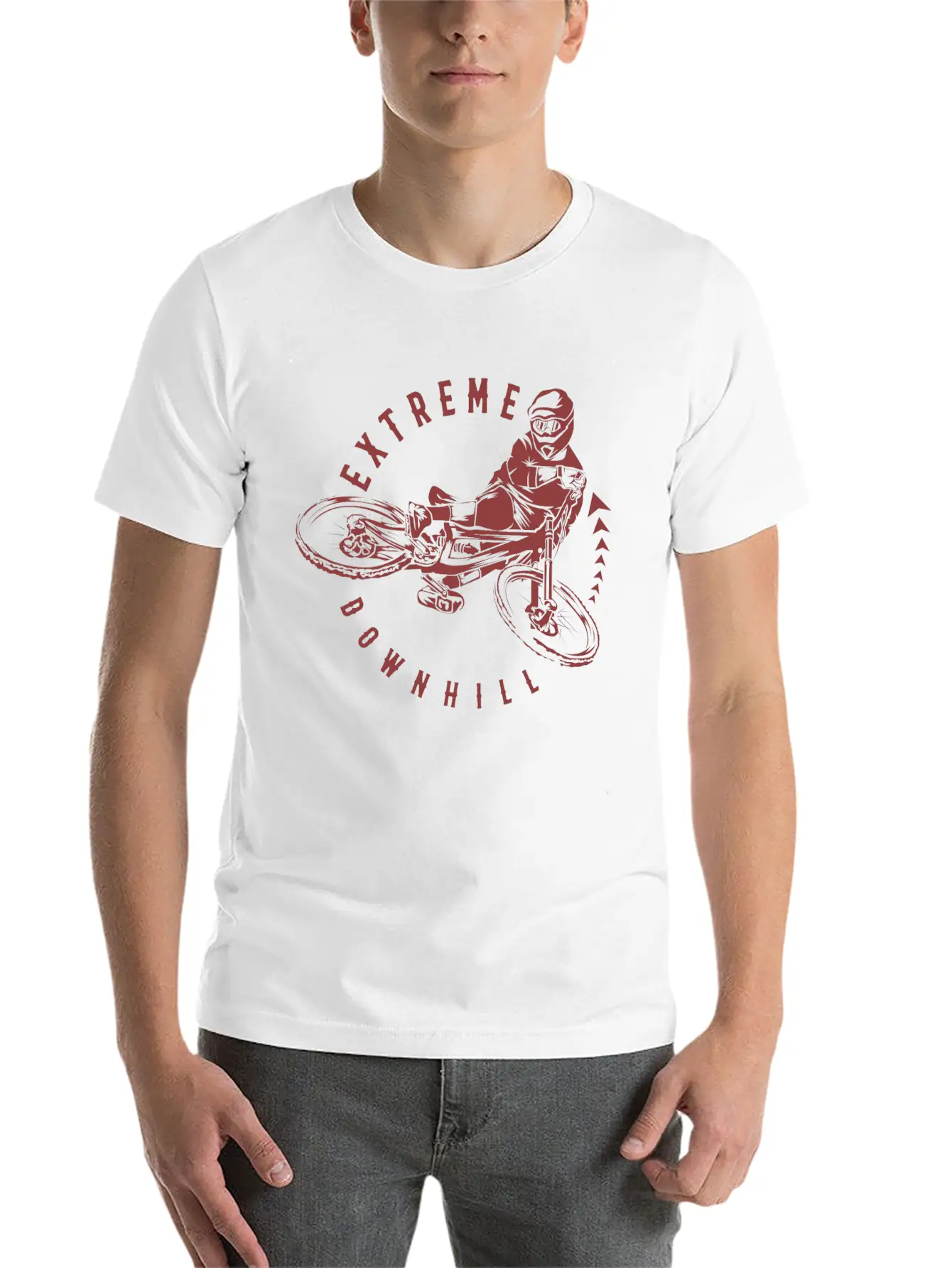 Extreme Downhill Classic Cotton Tee – Unisex Comfort For Any Season