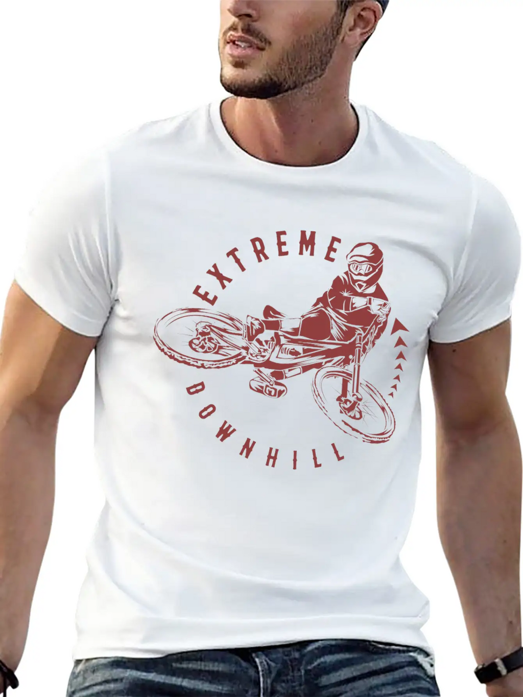 Extreme Downhill Classic Cotton Tee – Unisex Comfort For Any Season