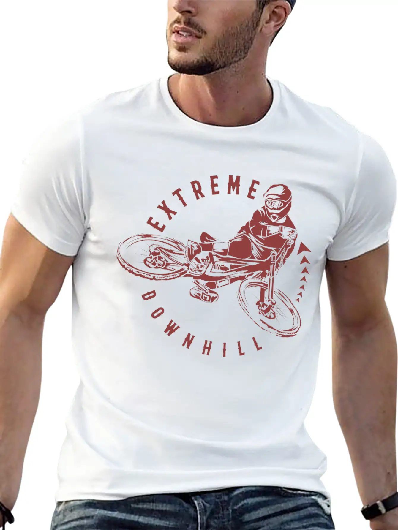 Extreme Downhill Classic Cotton Tee – Unisex Comfort For Any Season