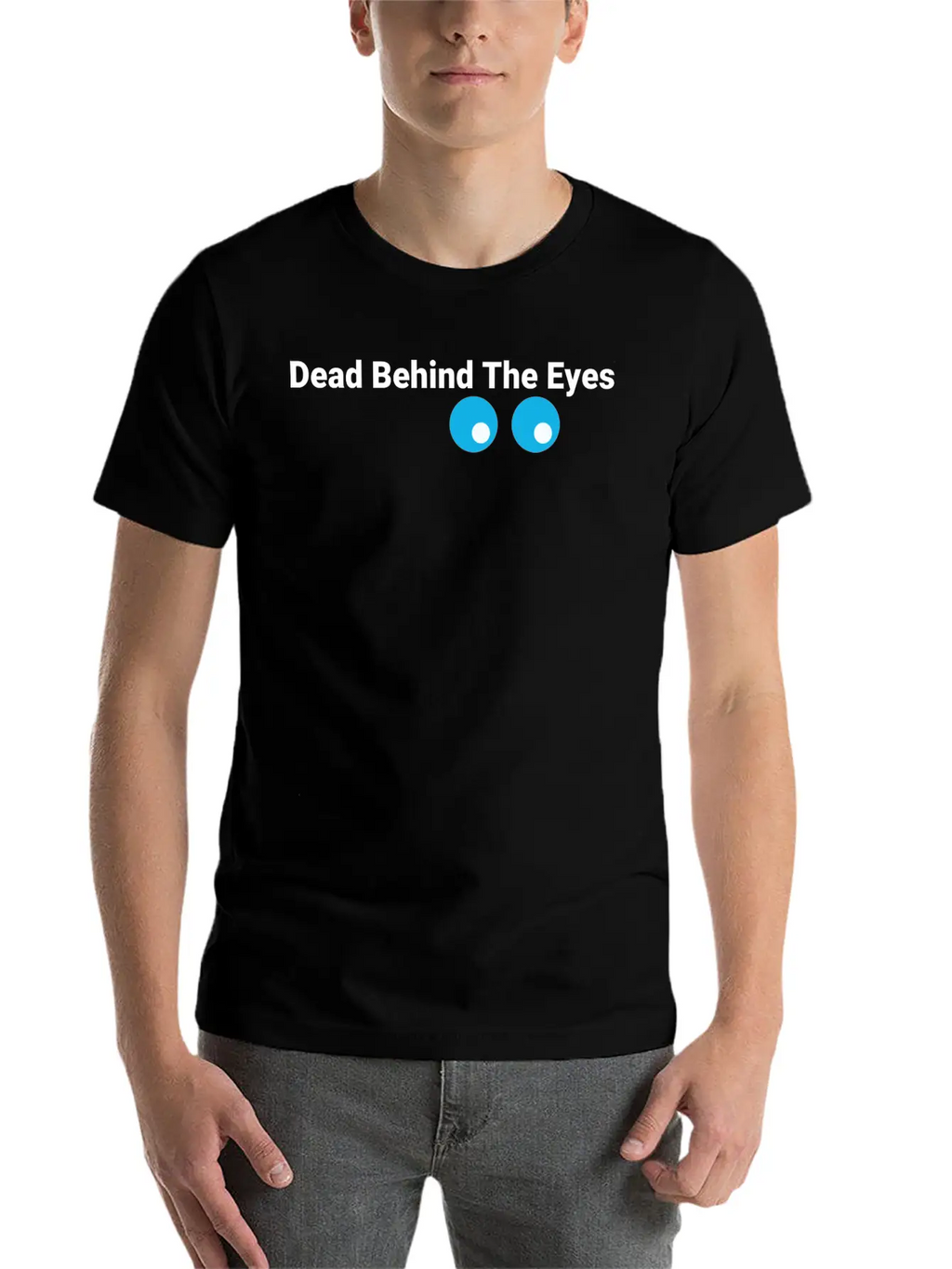 Eyes Bluewhite Stylish Everyday T-Shirt – Unisex Basic Cotton Tee