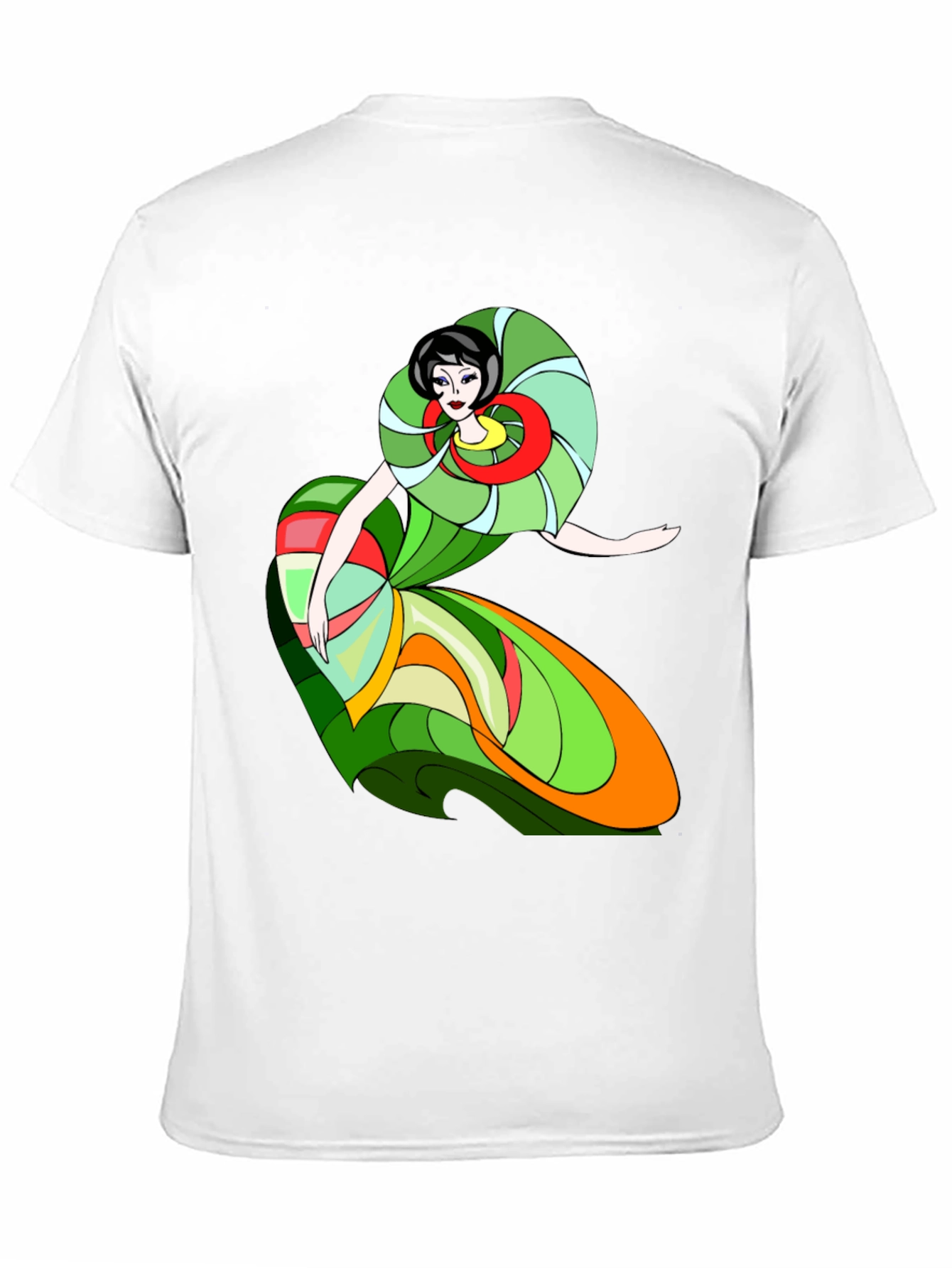 Abstract Woman T-Shirt - Artistic Style