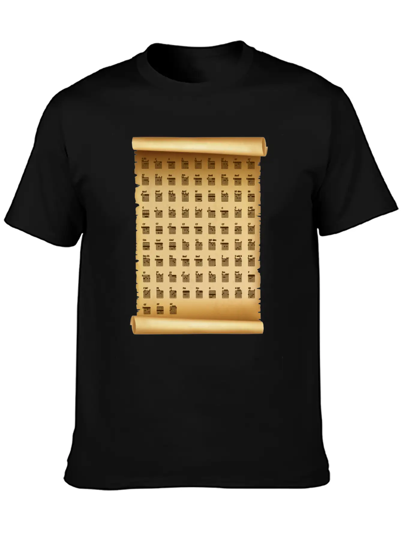 F Chord Guitar Plectron Note Melody Gift Basic Graphic T-Shirt – Daily Comfort In Soft Cotton
