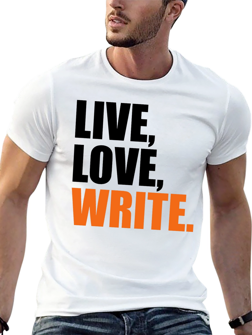 Live Love Write Graphic T-Shirt