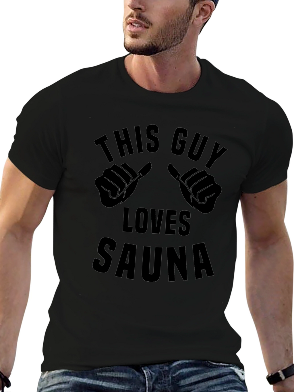 This Guy Loves Sauna Graphic Tee