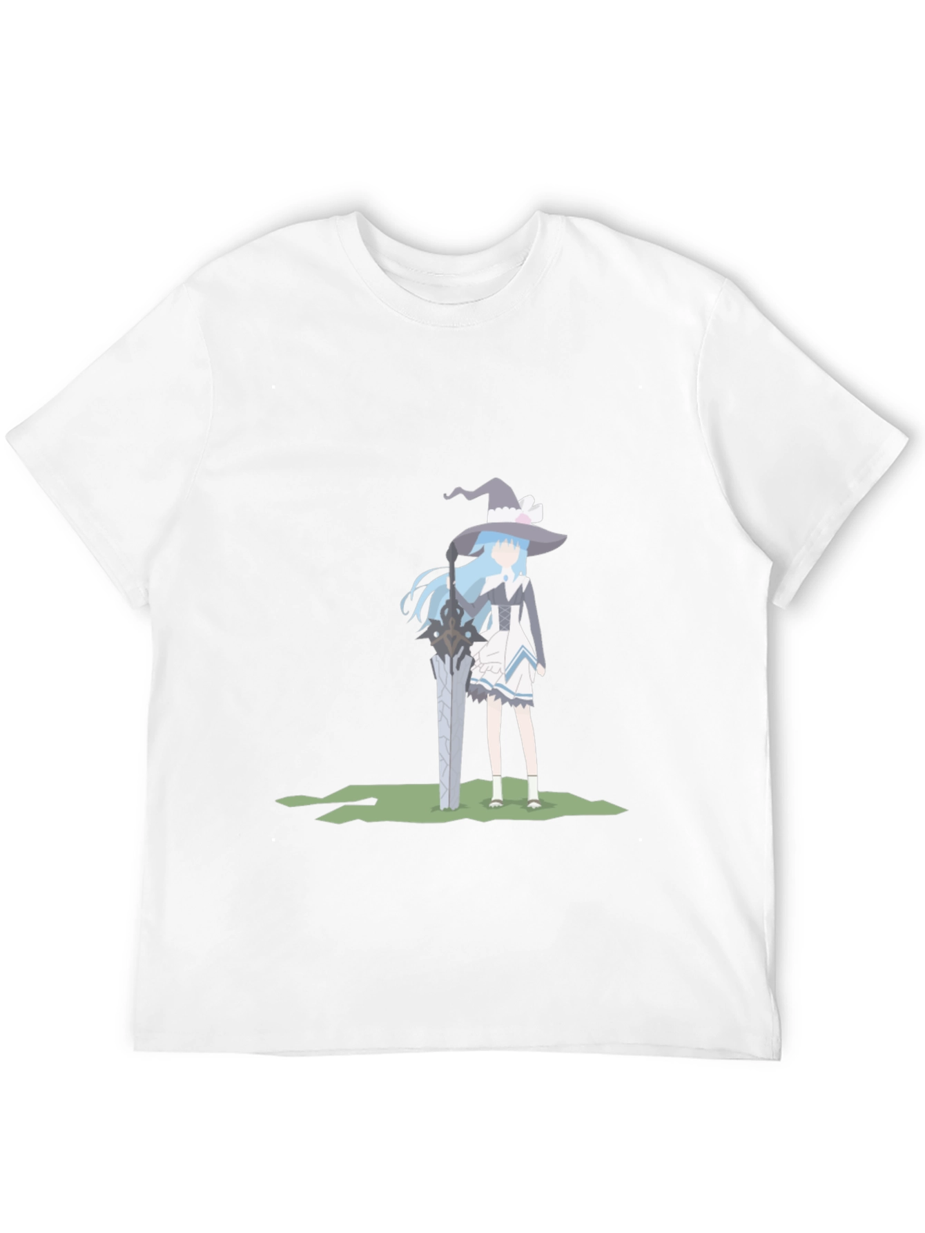 Anime Girl Sword T-Shirt - Stylish Graphic Tee