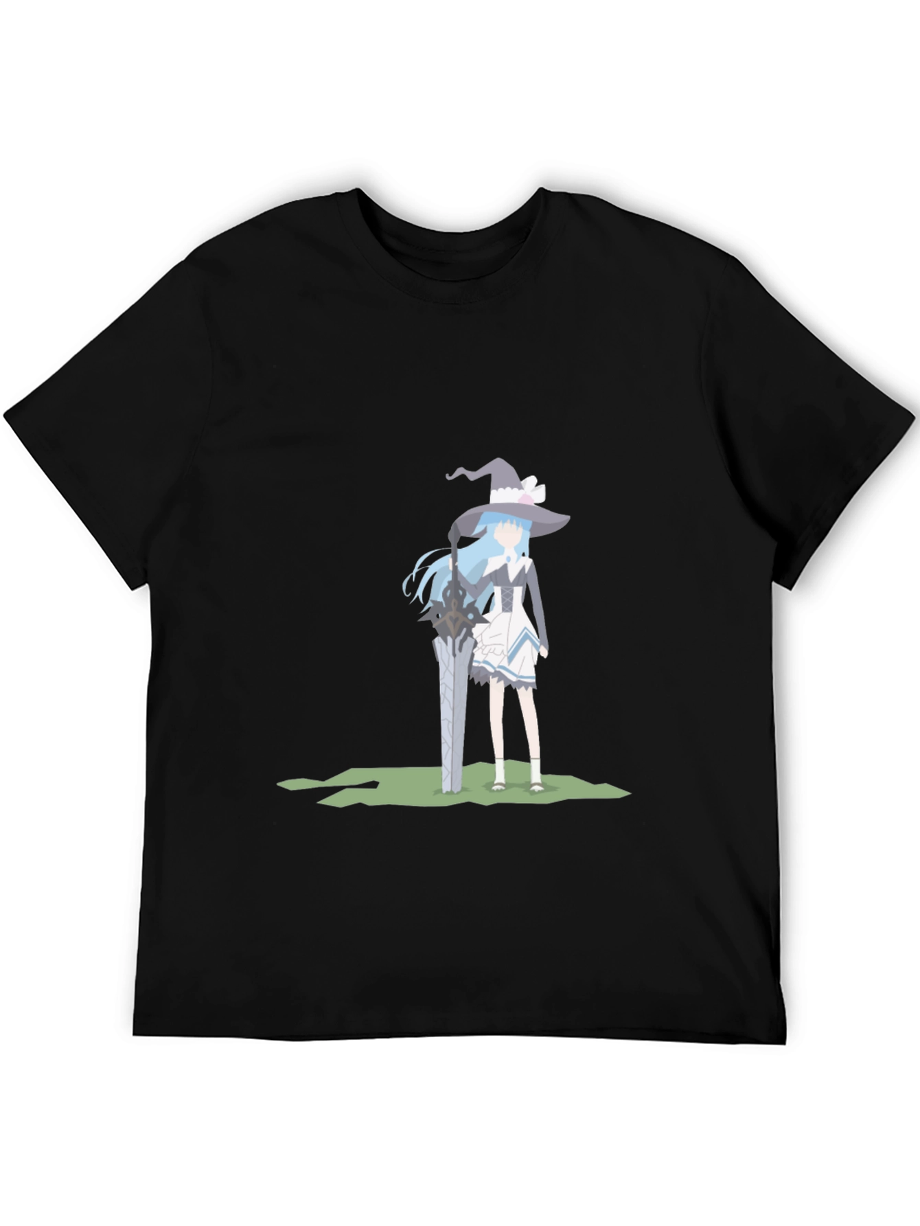 Anime Girl Sword T-Shirt - Stylish Graphic Tee