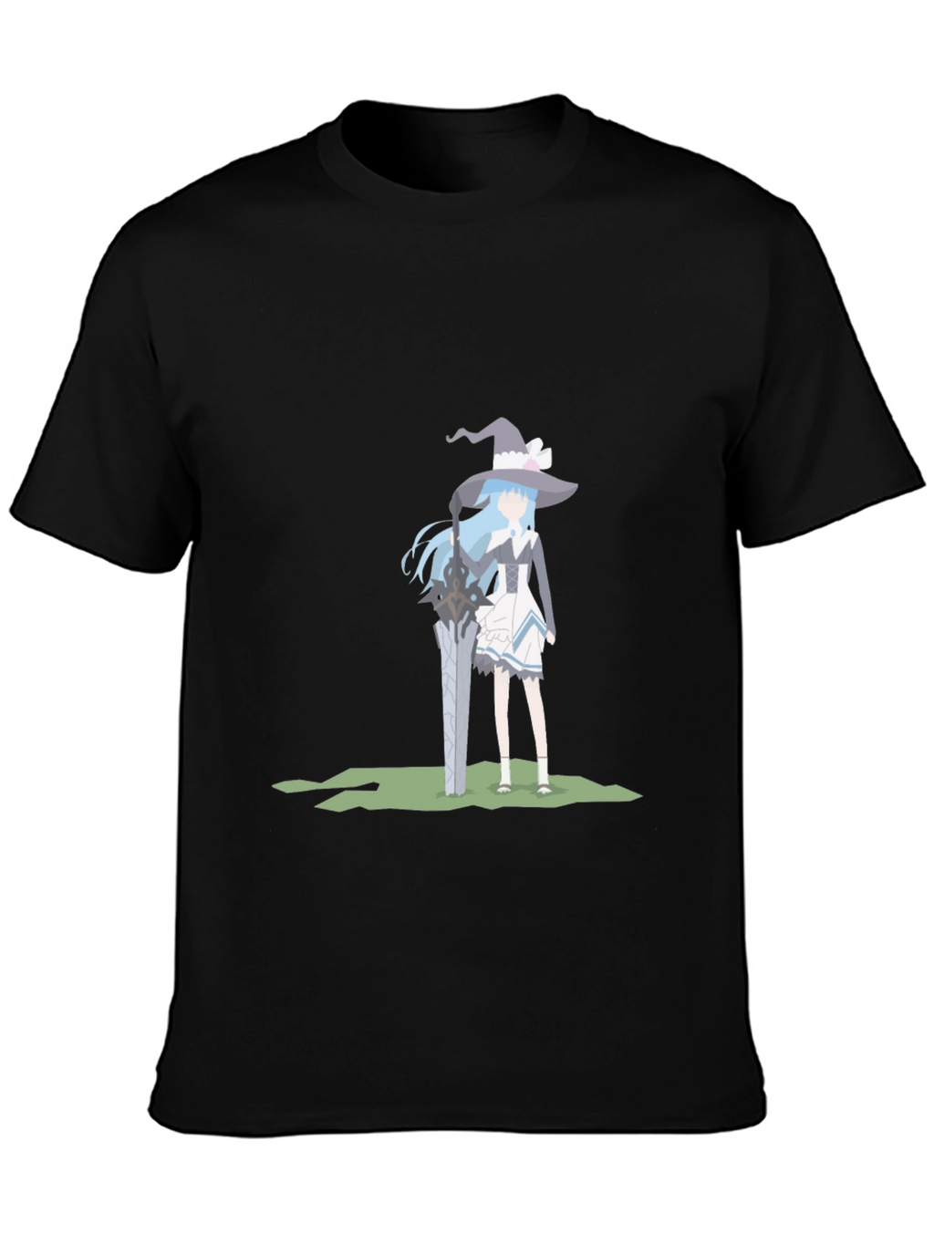 Anime Girl Sword T-Shirt - Stylish Graphic Tee