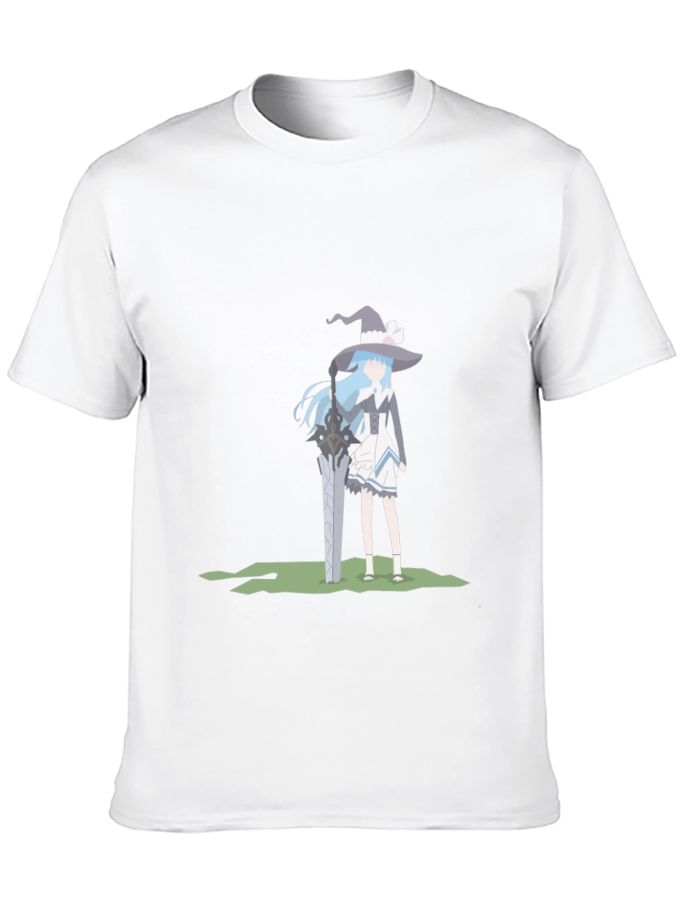 Anime Girl Sword T-Shirt - Stylish Graphic Tee