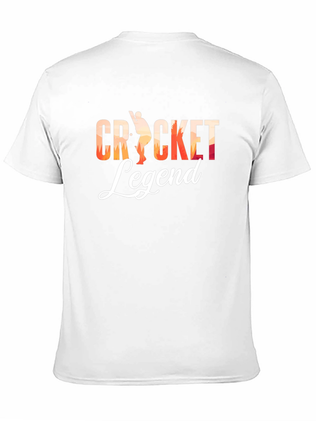 Cricket Legend Graphic Tee - Black Cotton T-Shirt