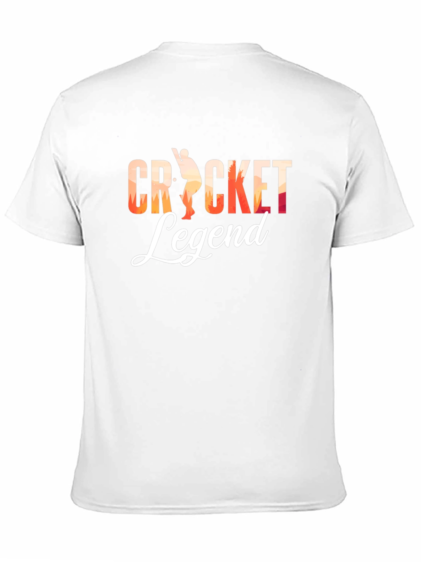 Cricket Legend Graphic Tee - Black Cotton T-Shirt
