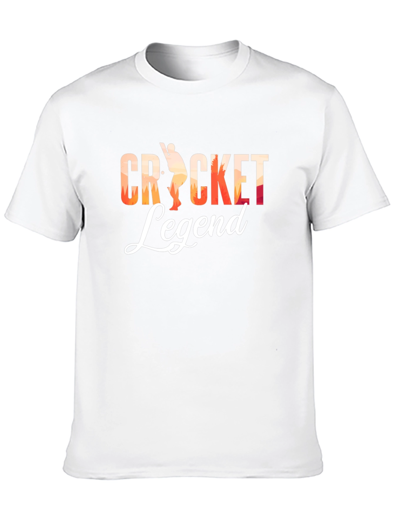 Cricket Legend Graphic Tee - Black Cotton T-Shirt