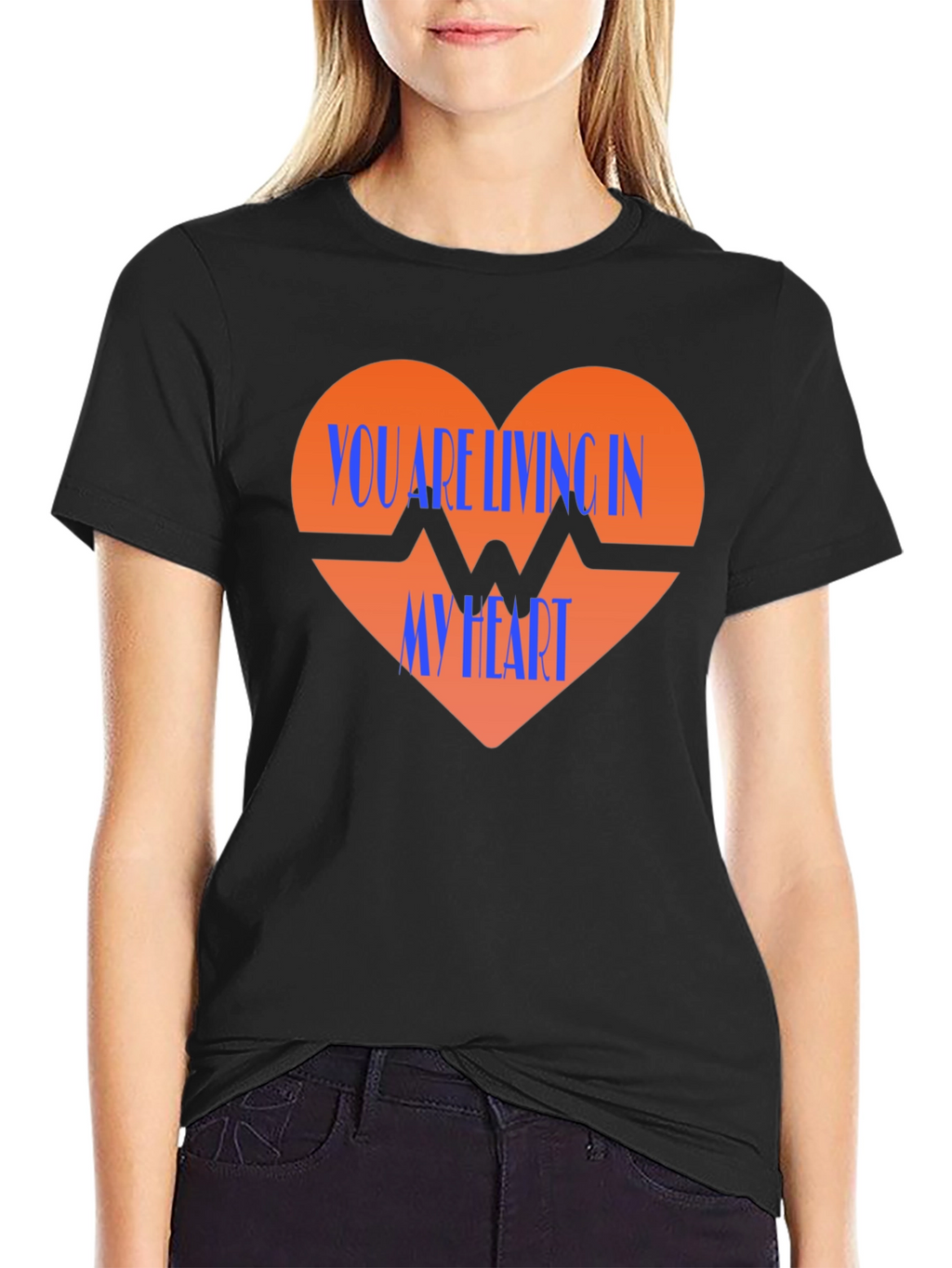 You Are Living In My Heart Graphic T-Shirt