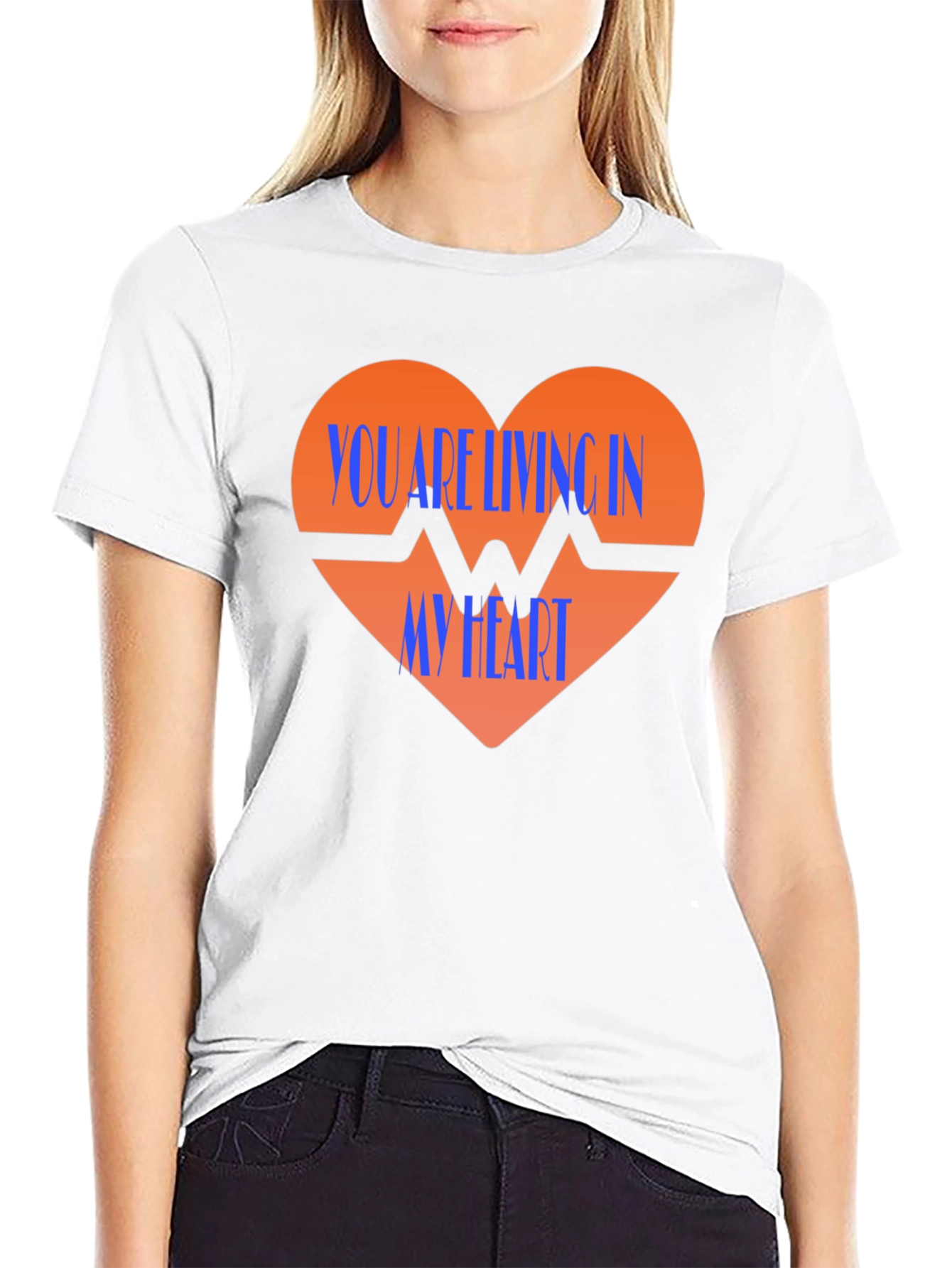 You Are Living In My Heart Graphic T-Shirt