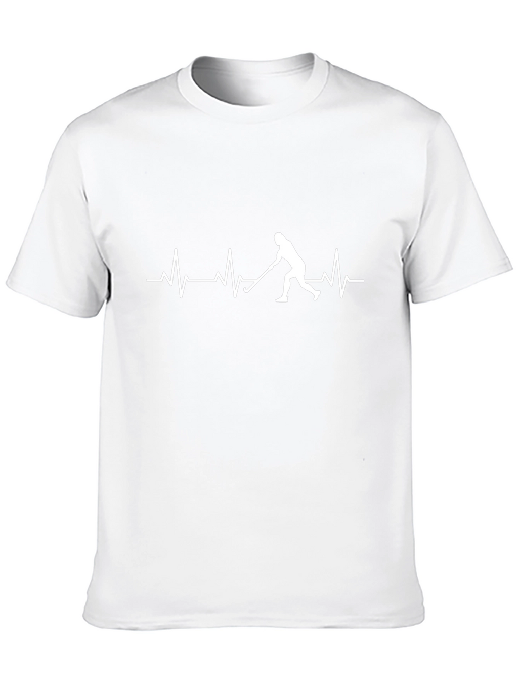 Hockey Heartbeat T-Shirt - Black