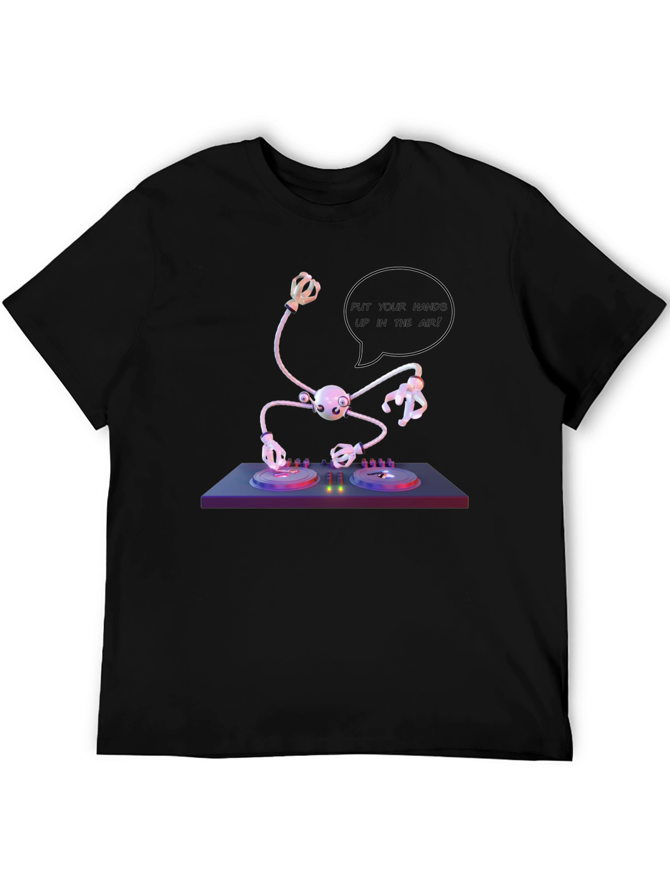 DJ Robot T-Shirt - Futuristic Music Party Tee