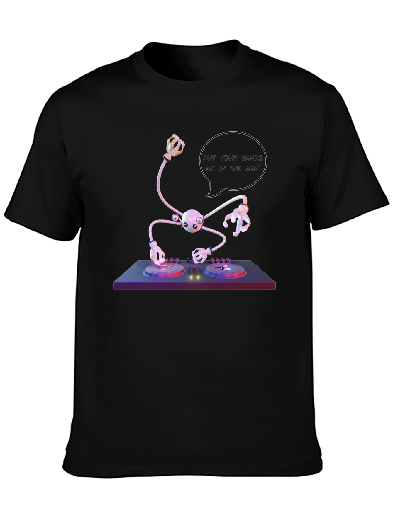 DJ Robot T-Shirt - Futuristic Music Party Tee