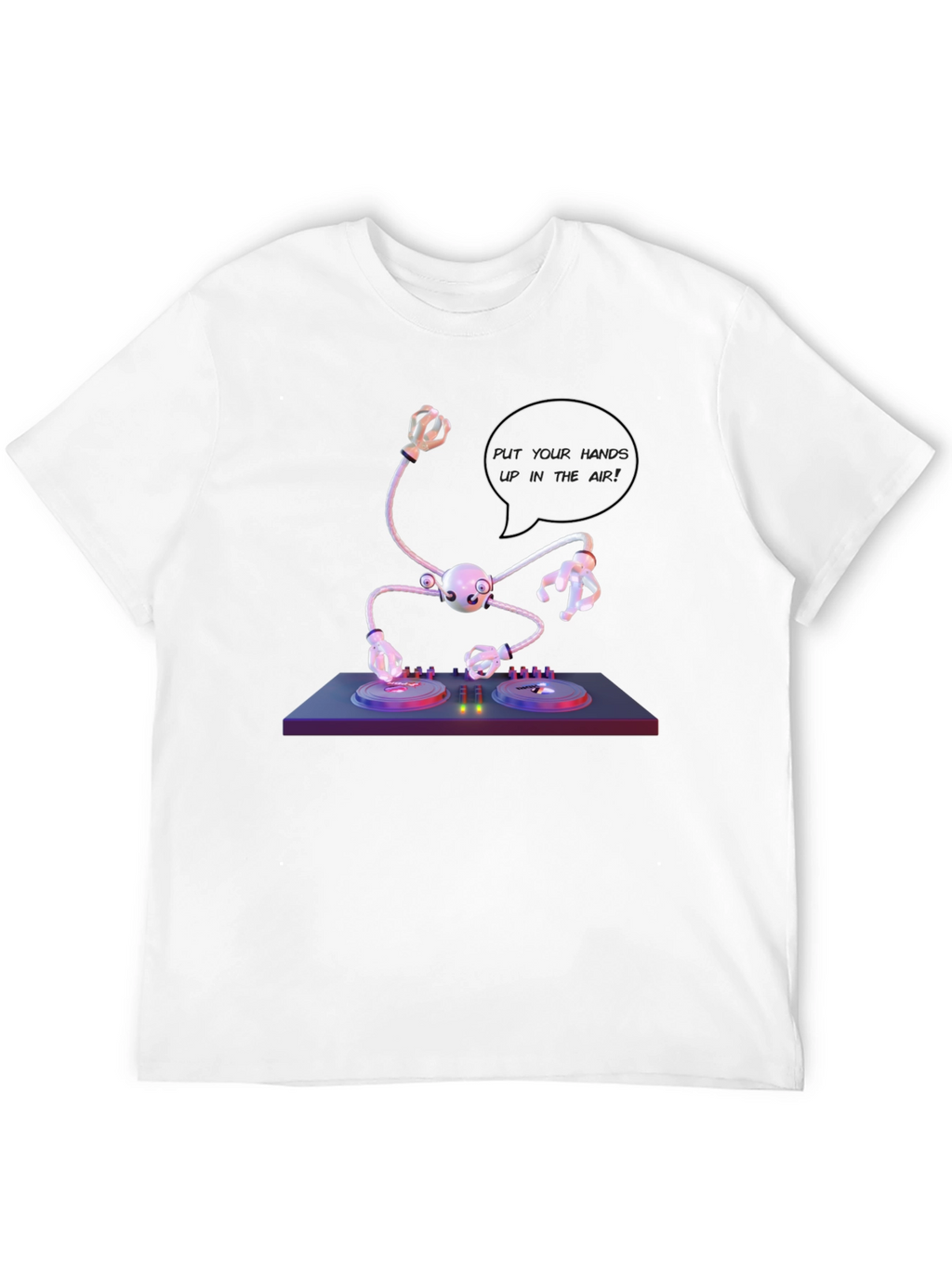 DJ Robot T-Shirt - Futuristic Music Party Tee