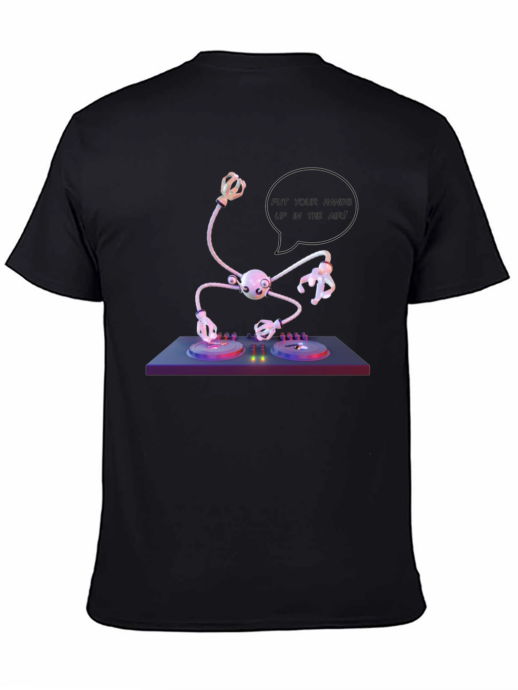 DJ Robot T-Shirt - Futuristic Music Party Tee