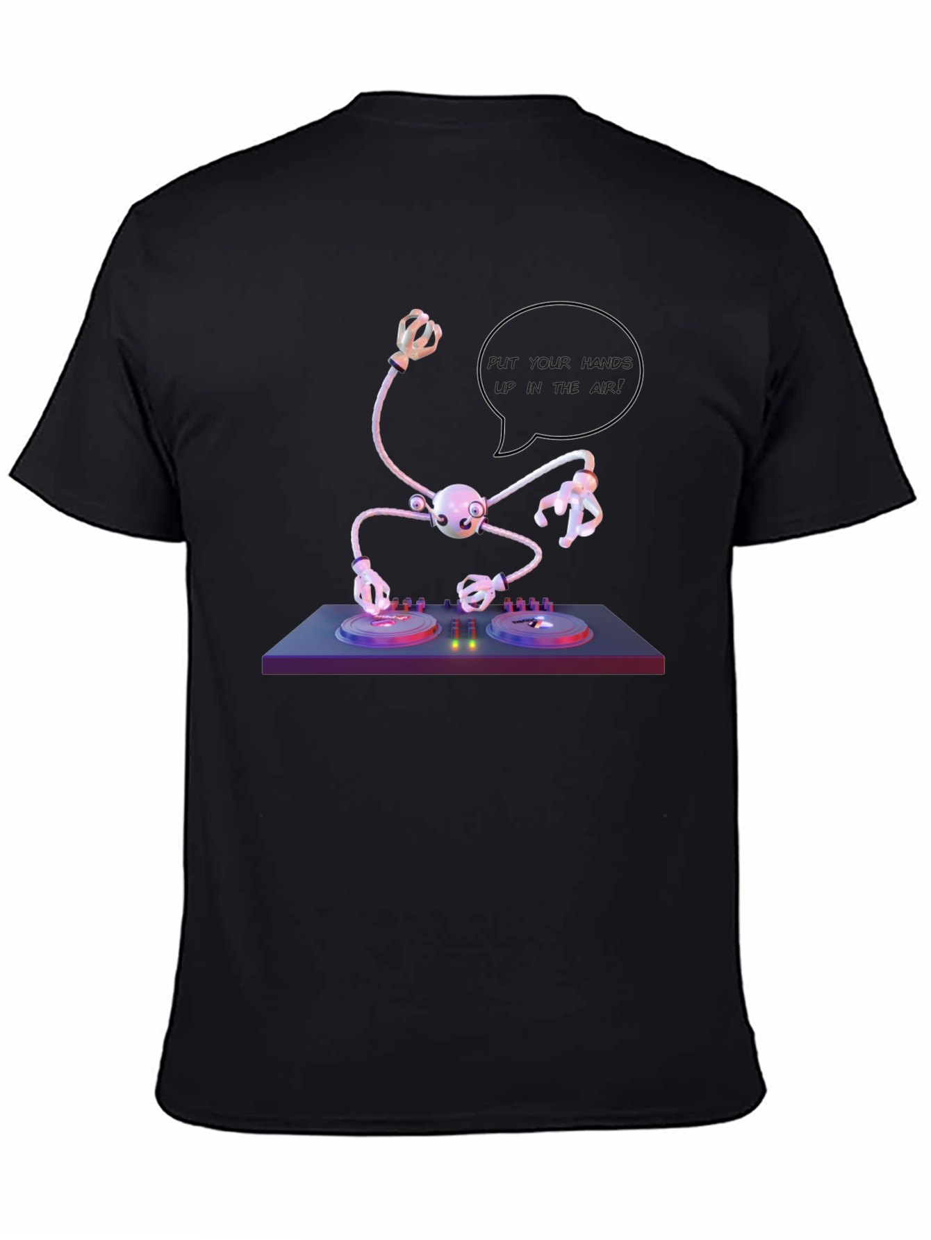 DJ Robot T-Shirt - Futuristic Music Party Tee