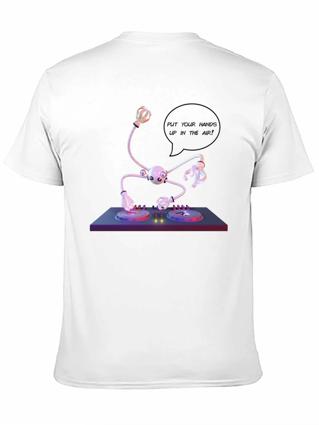 DJ Robot T-Shirt - Futuristic Music Party Tee