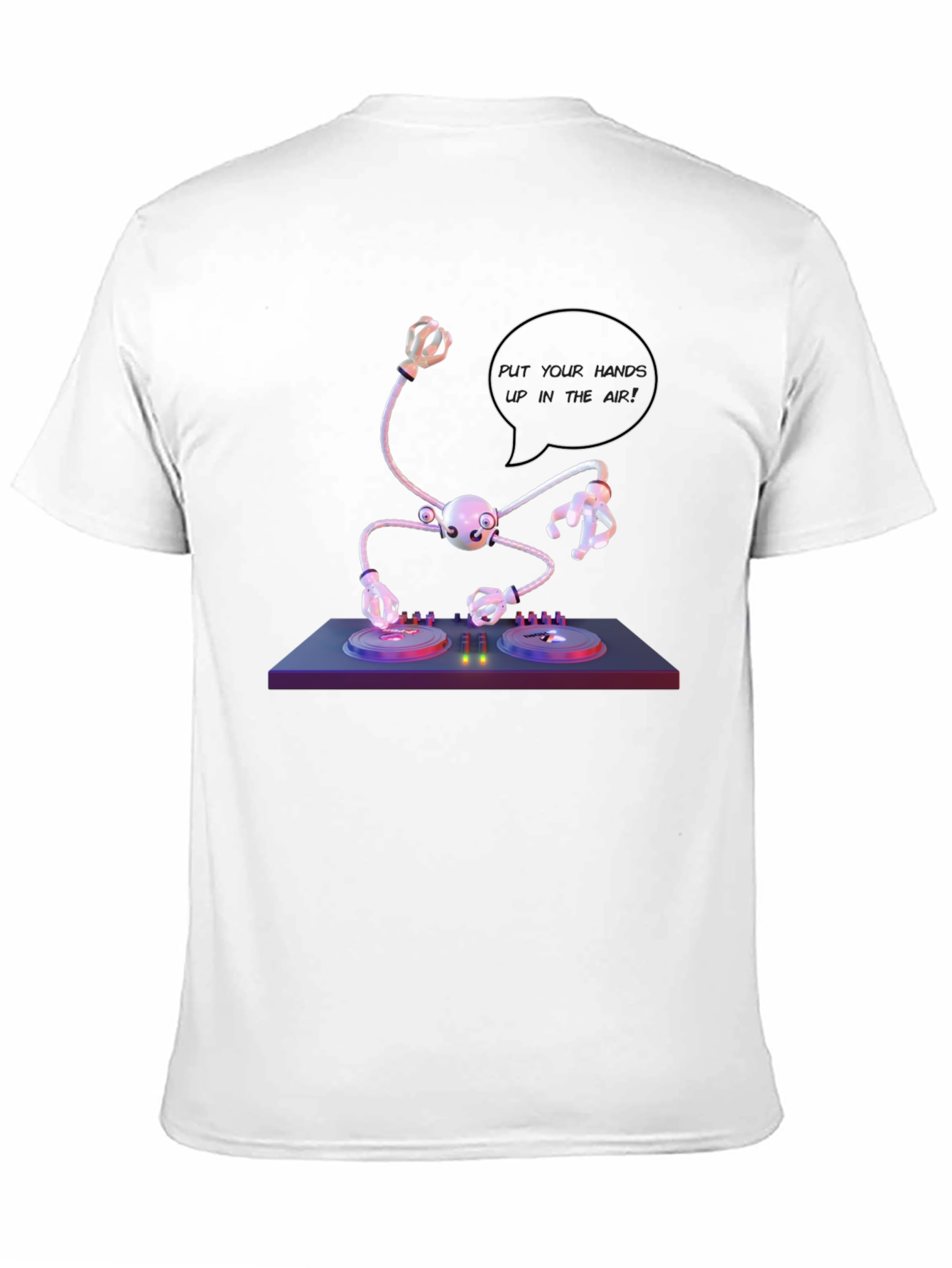 DJ Robot T-Shirt - Futuristic Music Party Tee