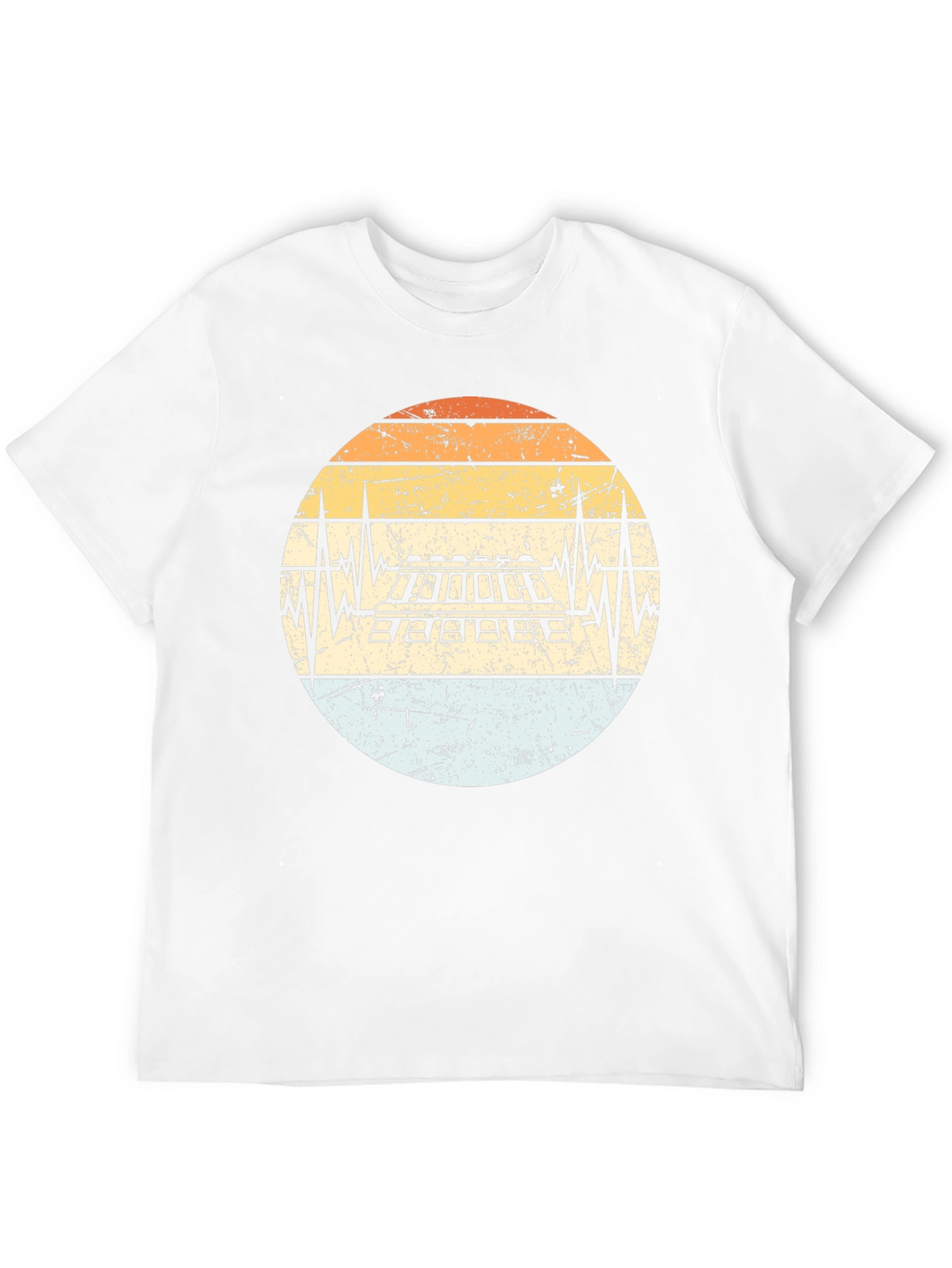 Keyboard Heartbeat Retro T-Shirt