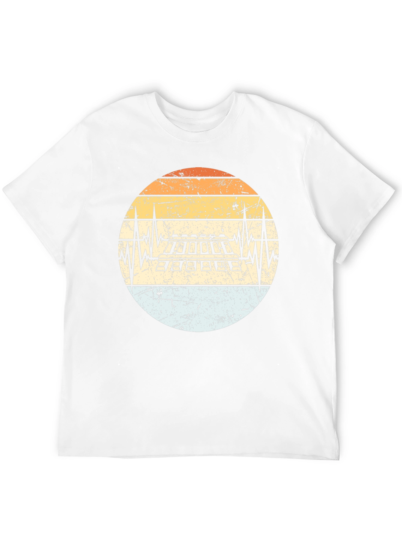 Keyboard Heartbeat Retro T-Shirt