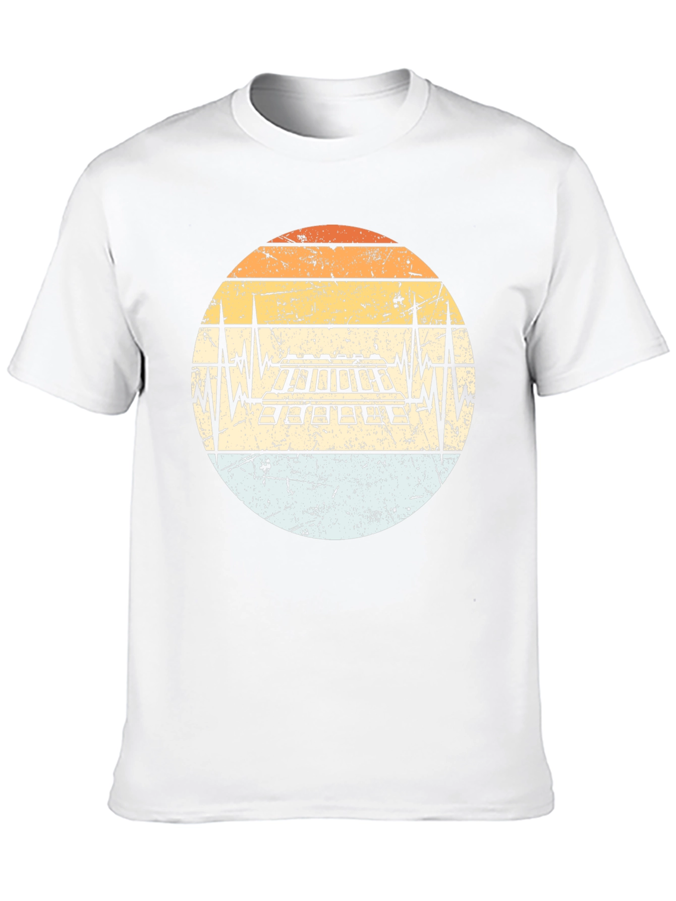 Keyboard Heartbeat Retro T-Shirt