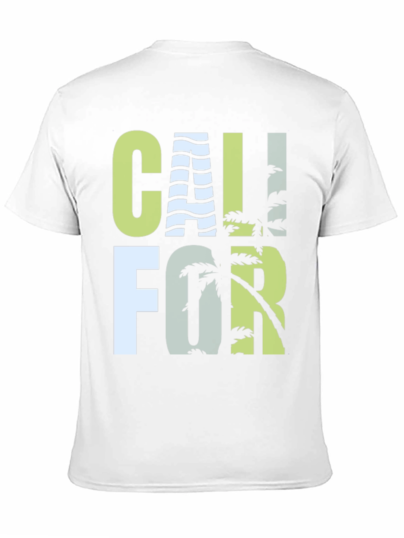 California Graphic T-Shirt - Palm Tree Design