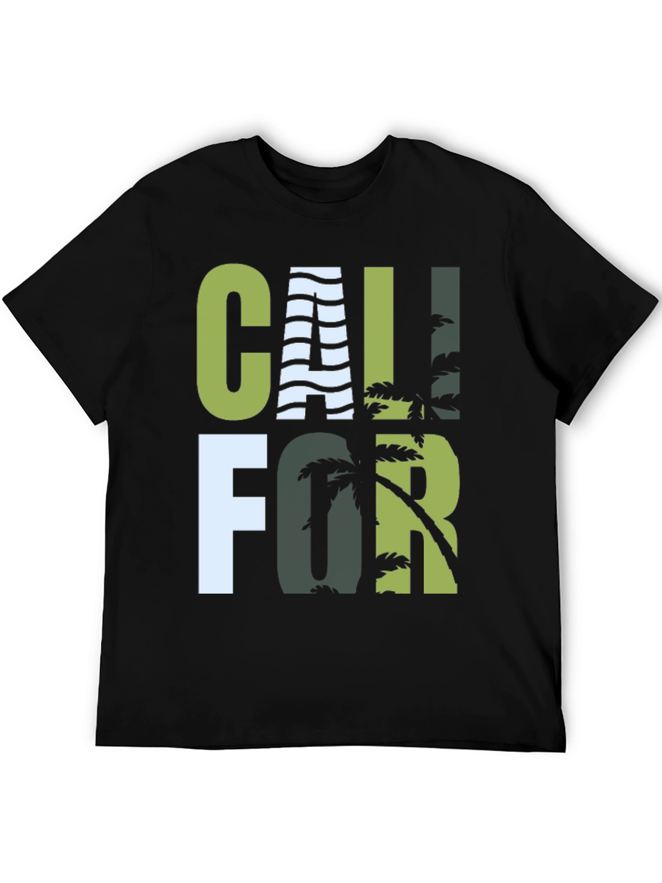 California Graphic T-Shirt - Palm Tree Design