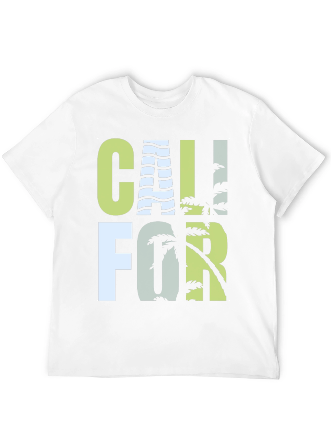 California Graphic T-Shirt - Palm Tree Design