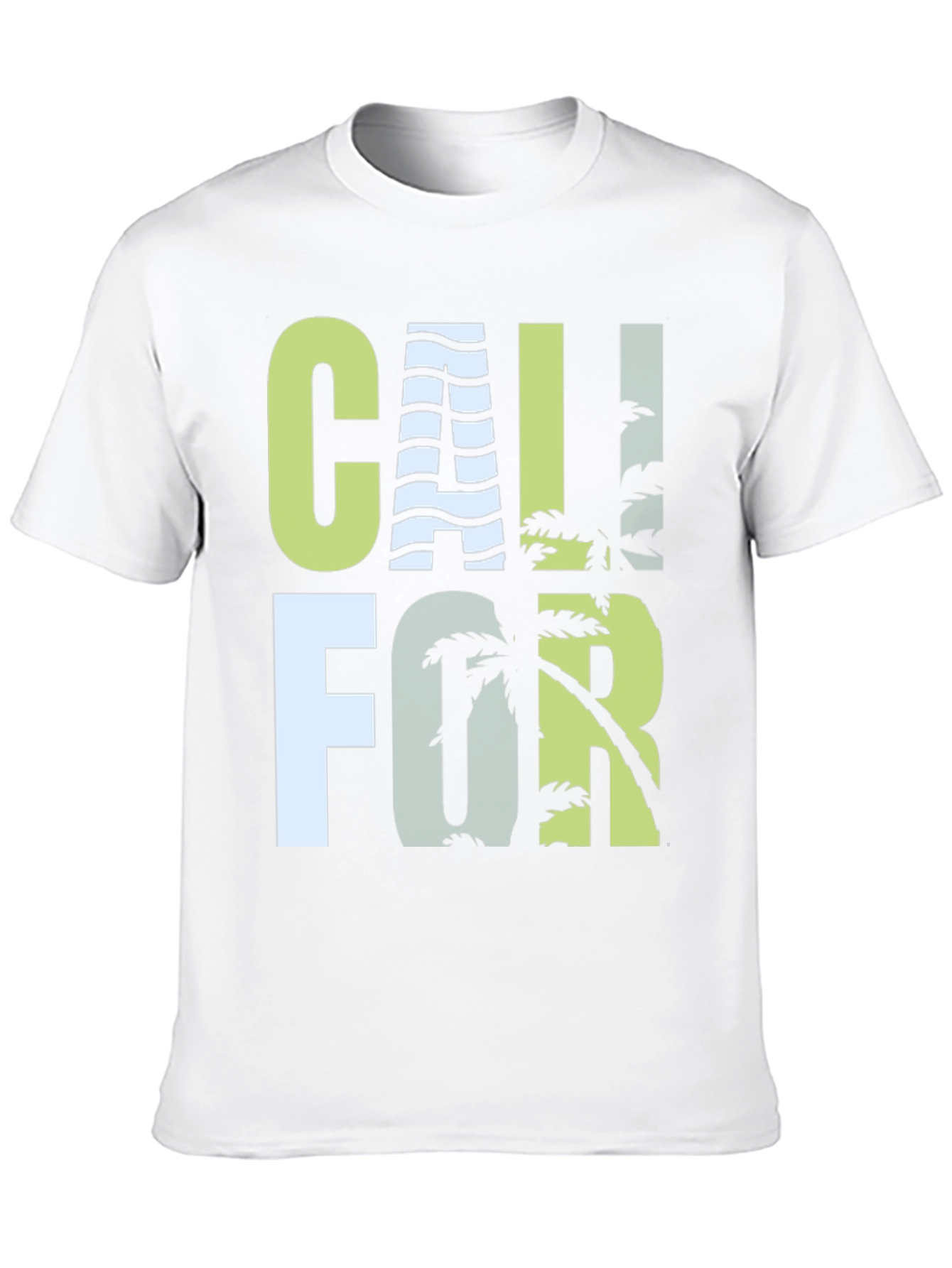 California Graphic T-Shirt - Palm Tree Design