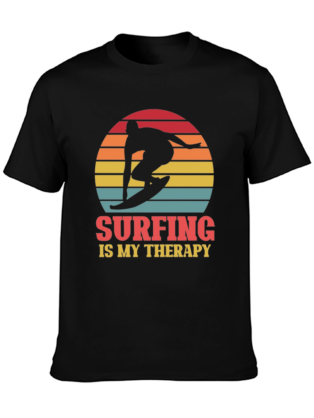 Surfing is My Therapy Graphic T-Shirt
