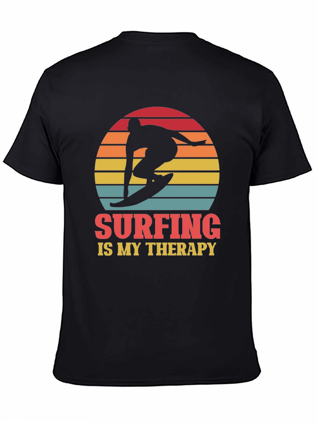 Surfing is My Therapy Graphic T-Shirt