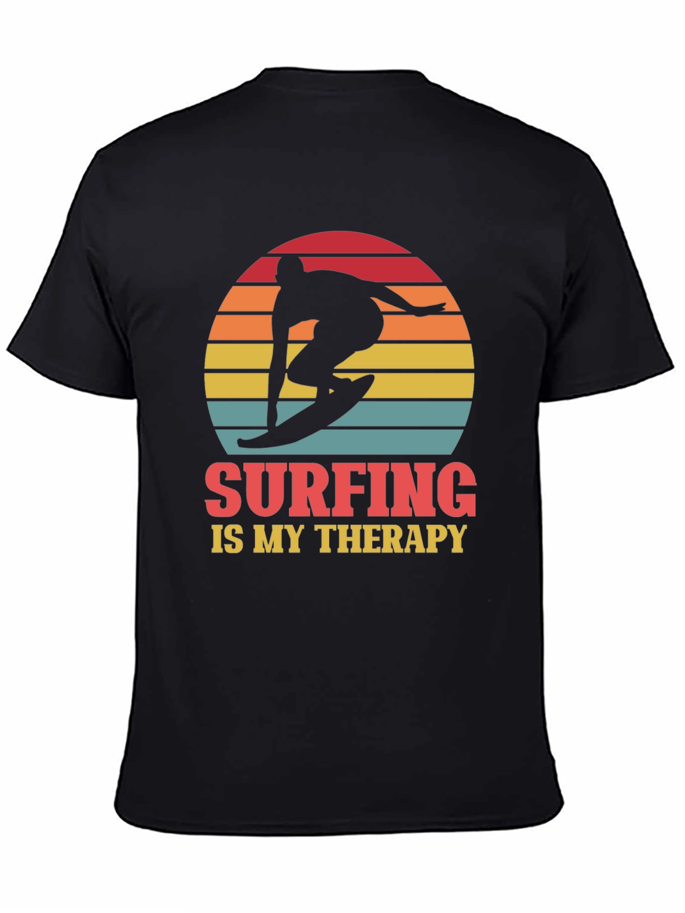 Surfing is My Therapy Graphic T-Shirt