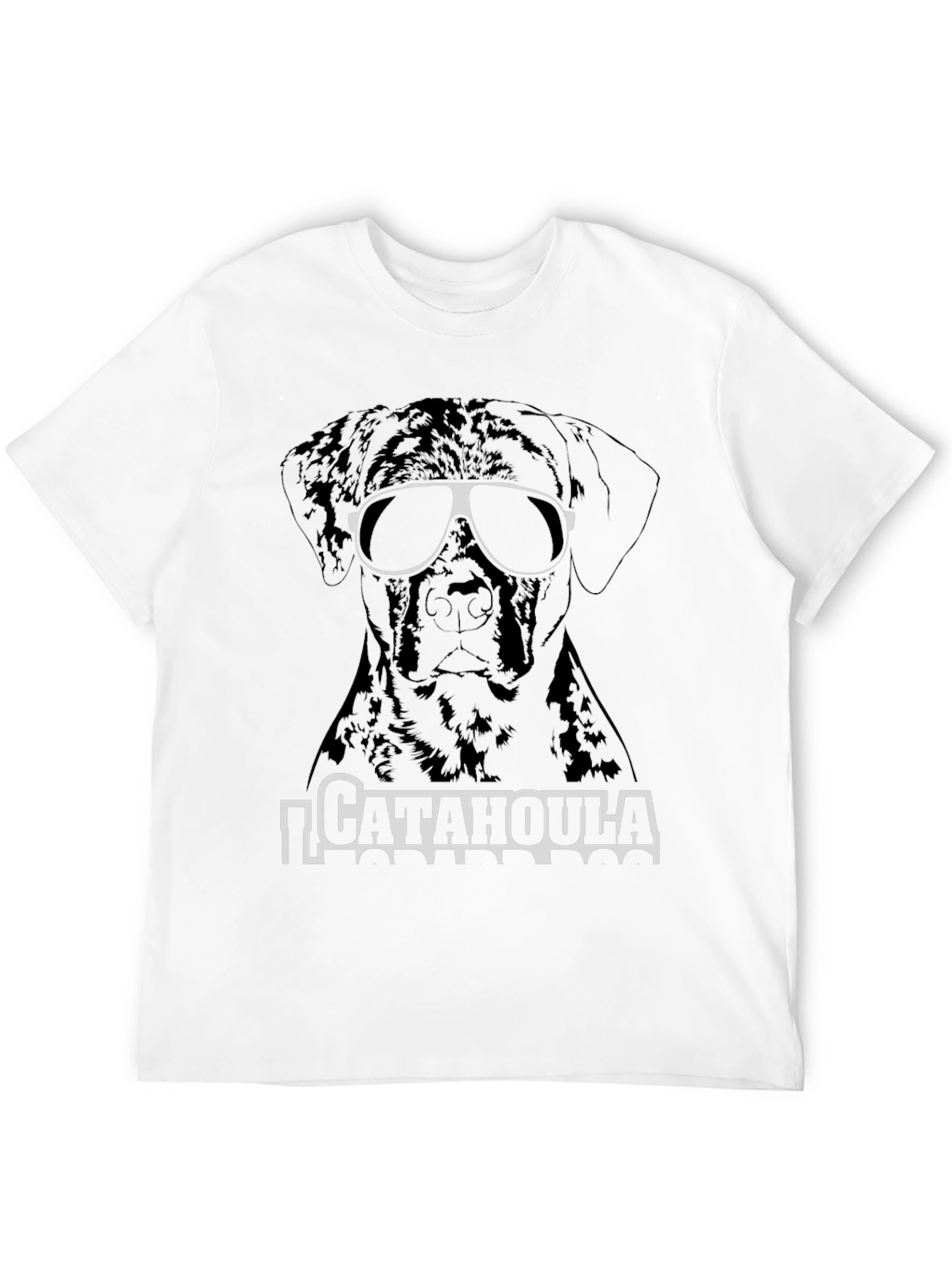 Cool Catahoula Dog T-Shirt - Unisex Black Tee