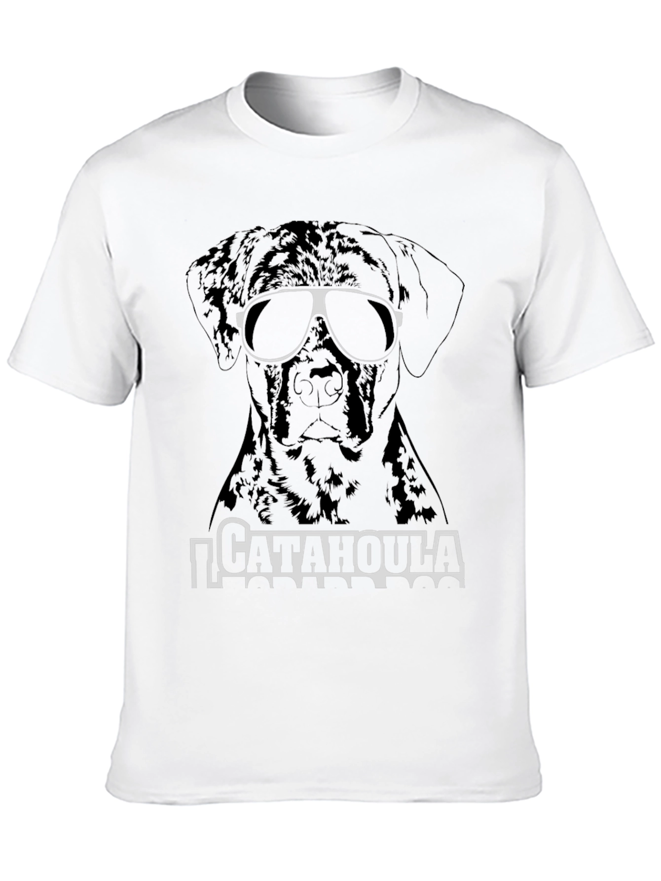Cool Catahoula Dog T-Shirt - Unisex Black Tee