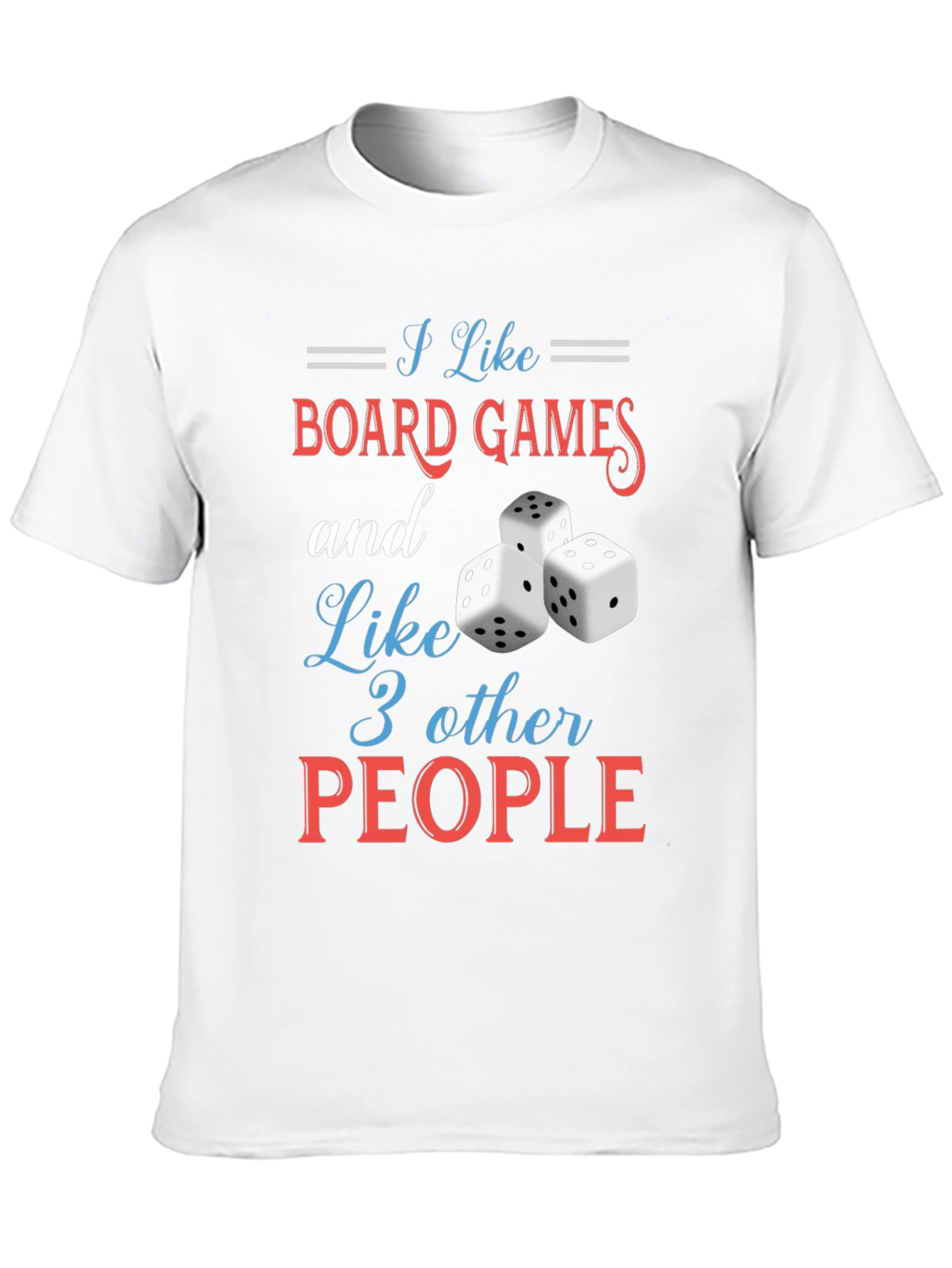 Board Games & 3 People T-Shirt