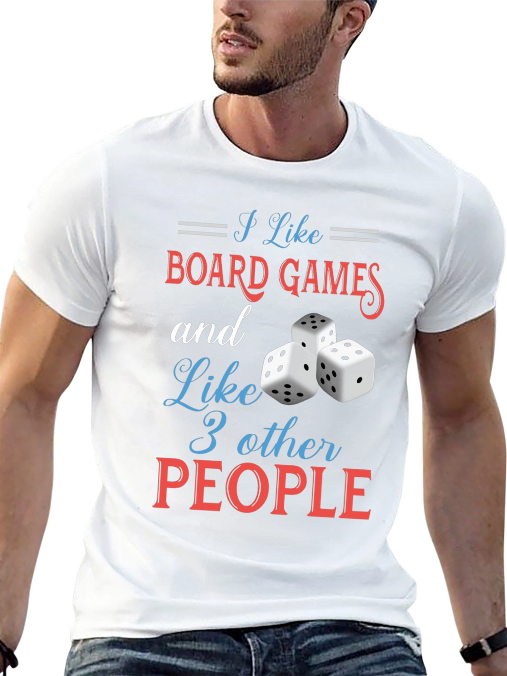 Board Games & 3 People T-Shirt
