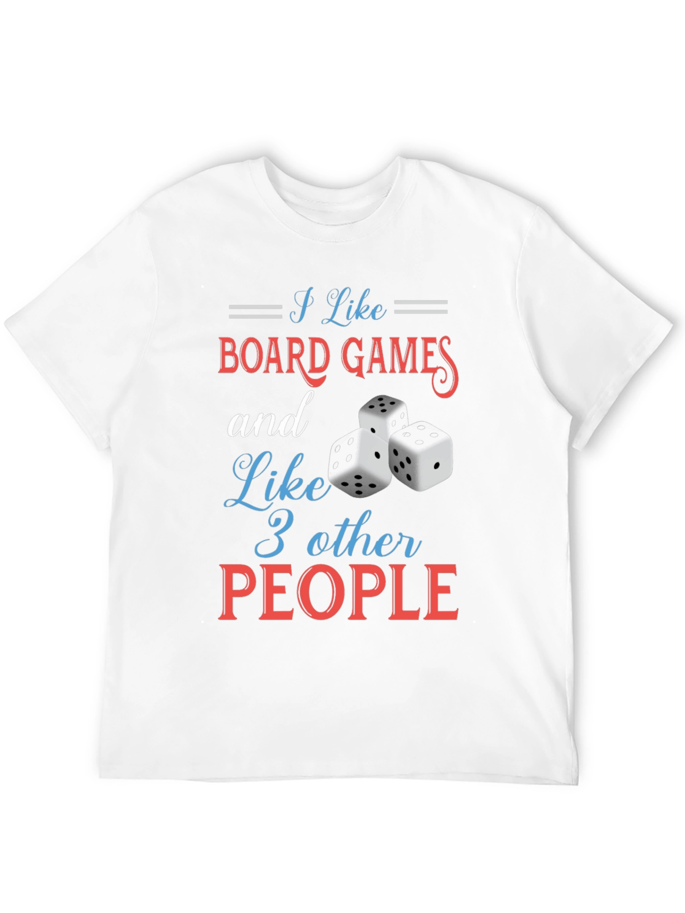 Board Games & 3 People T-Shirt