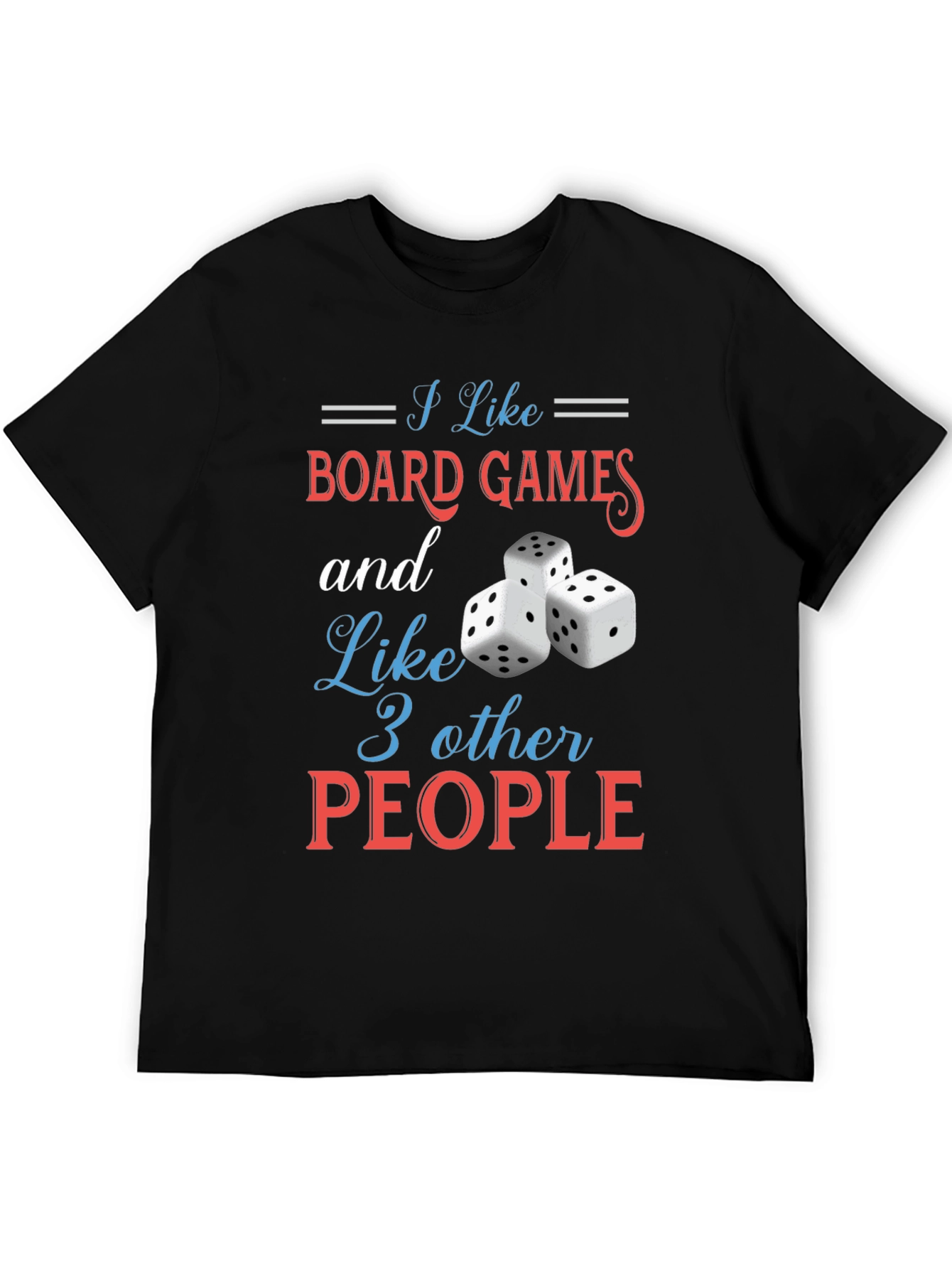 Board Games & 3 People T-Shirt