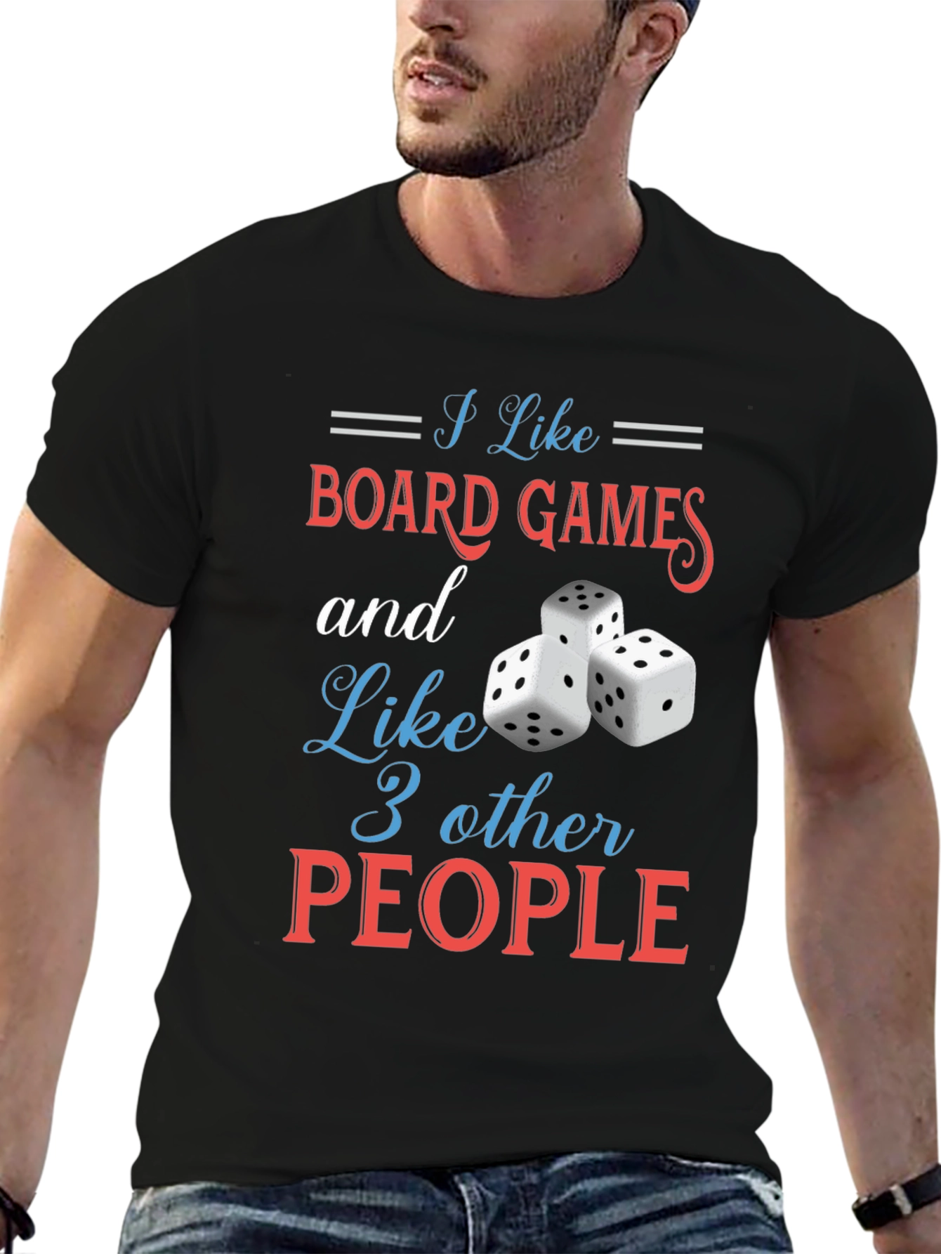Board Games & 3 People T-Shirt